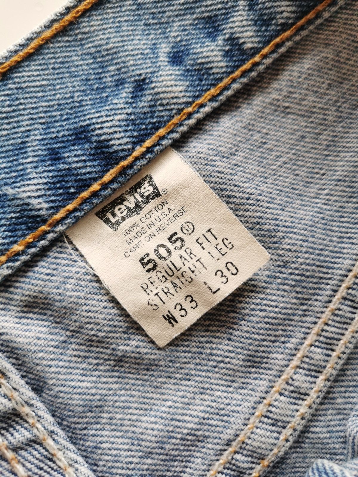 Levi's × Undercover Vintage Levis 505 Distressed Jeans Looklike Undercover Size US 32 / EU 48 - 13 Thumbnail