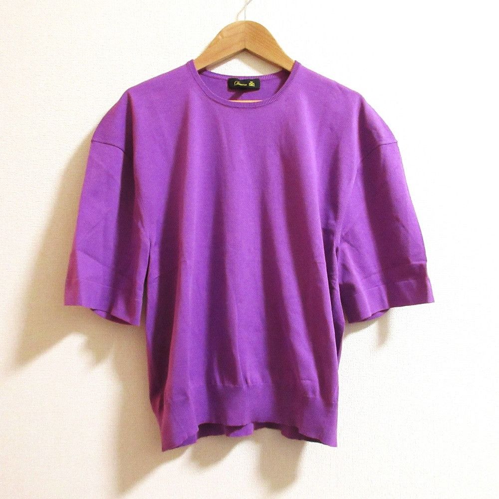 Other Other Drawer 18G Tenjiku Knit Pullover Cotton Tops DUTY FREE for USA Size ONE SIZE - 1 Thumbnail