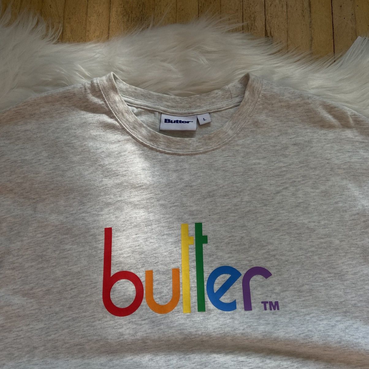 Butter Goods 📌 Butter Goods Skate Colored Logo Oversized Tee Size US L / EU 52-54 / 3 - 4 Thumbnail