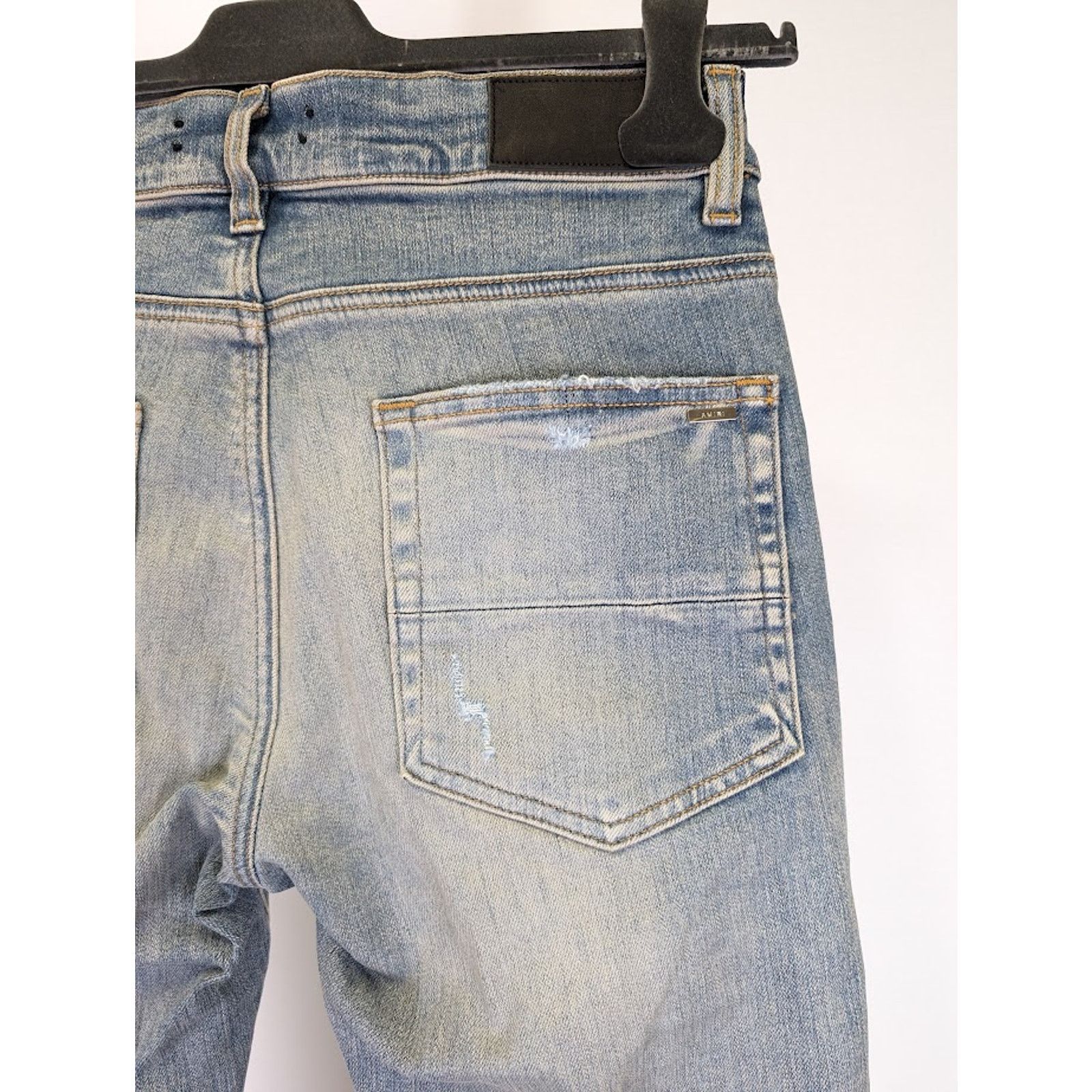 Amiri o1rshd1 MX1 Neon Plaid in Clay Indigo Size US 31 - 19 Thumbnail