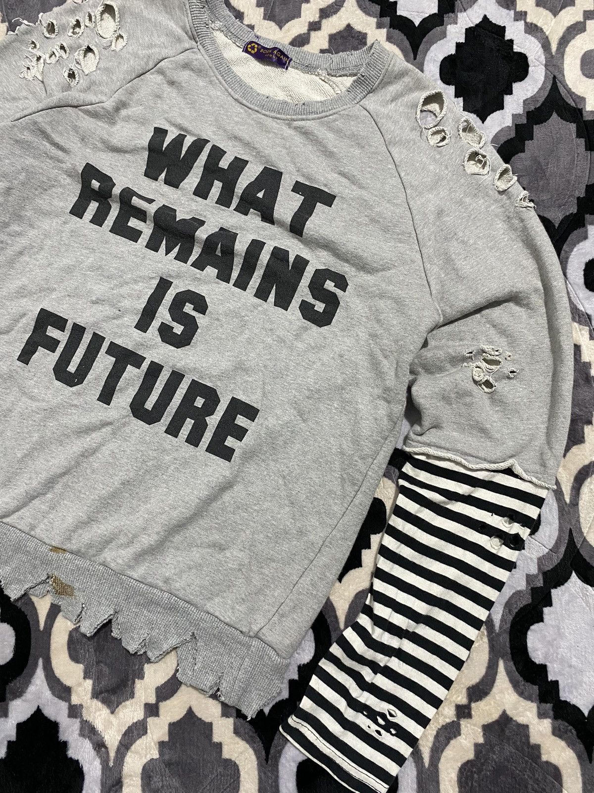 PPFM Born Again Homme cut out double layers sweatshirts cdg style Size US L / EU 52-54 / 3 - 3 Thumbnail
