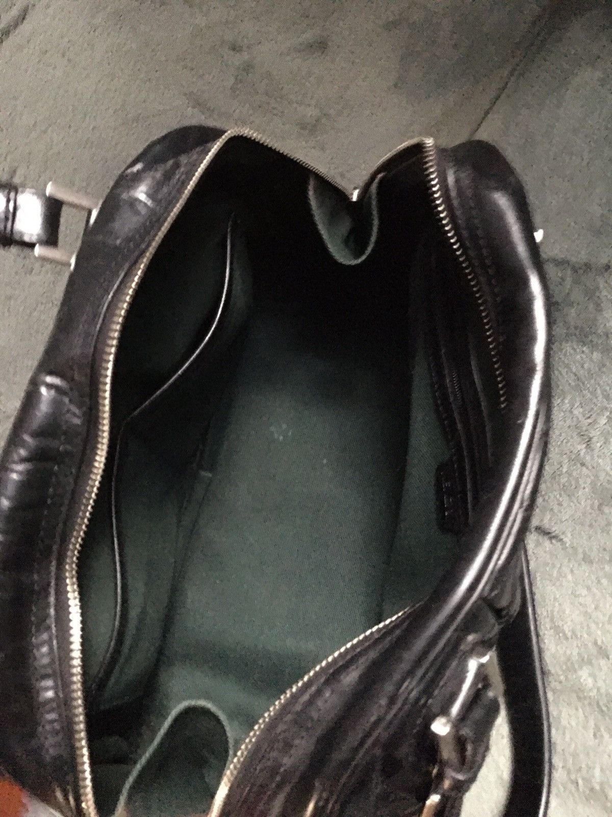 Kenzo KENZO Leather Black Metal Logo Handbag Shoulder Bag Size ONE SIZE - 11 Thumbnail