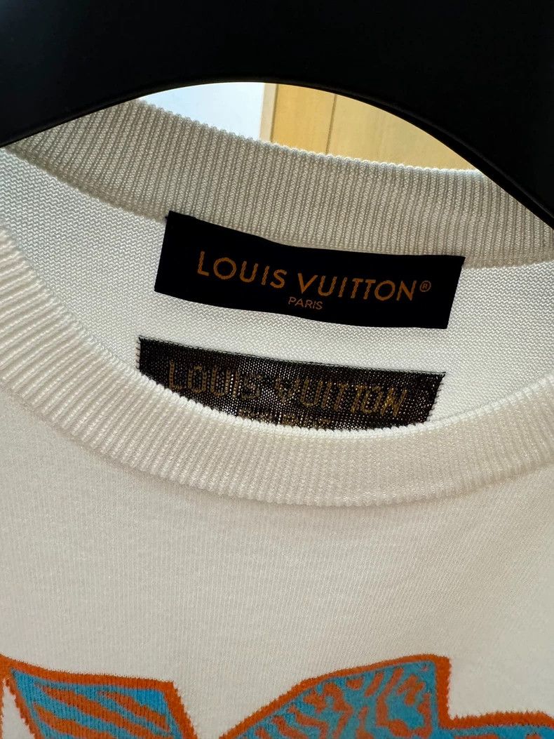 Louis Vuitton Louis Vuitton Knitted short sleeve 2501-Nextarrow Size US S / EU 44-46 / 1 - 2 Thumbnail