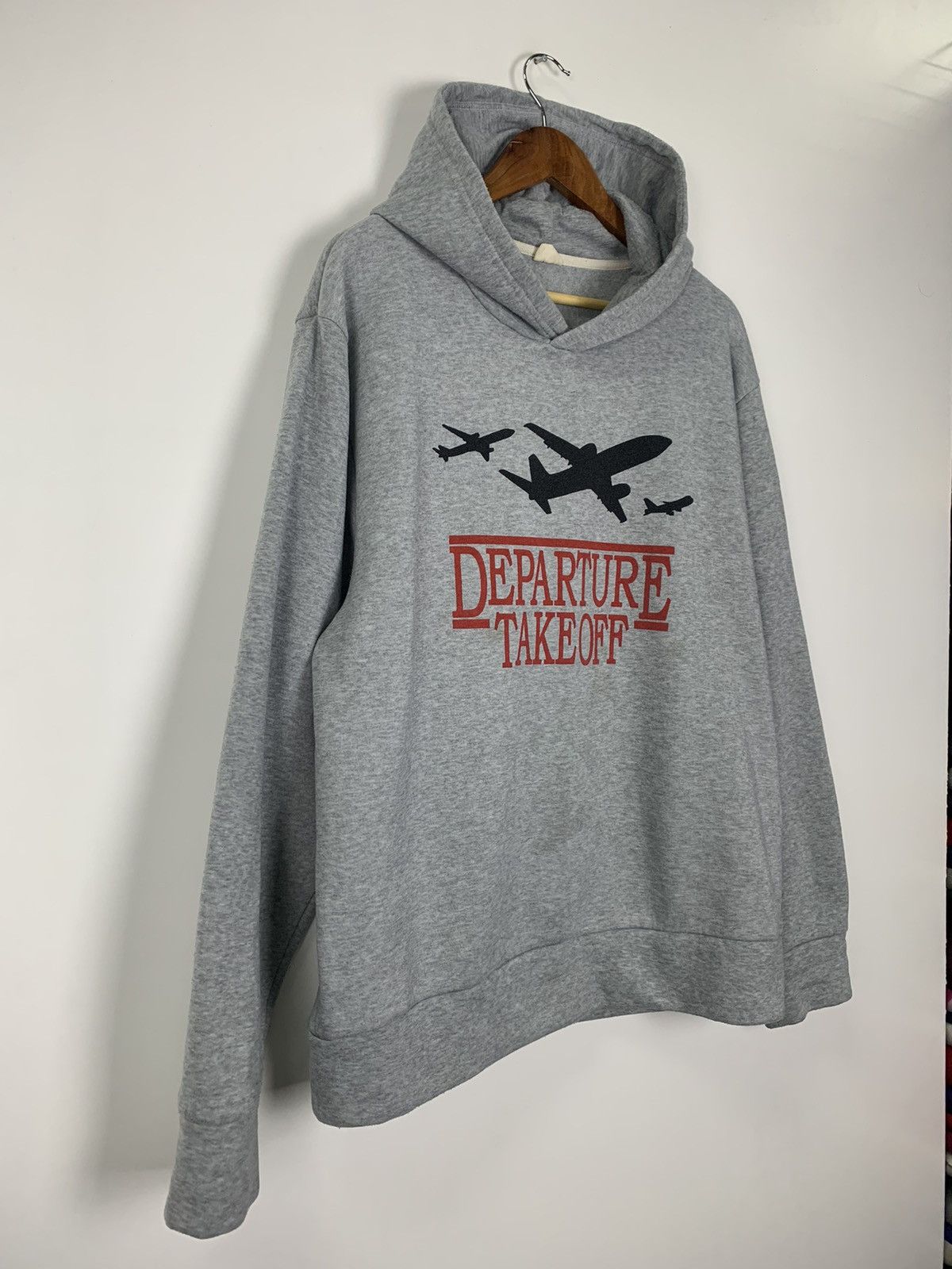 Japanese Brand × Vintage Vintage Departure Take Off hoodie Size US XL / EU 56 / 4 - 3 Thumbnail