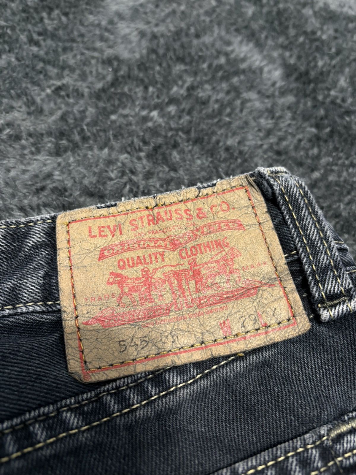 Levi's Vintage Clothing Vintage Levis Washed Distressed Flared Denim Jeans Size 29" - 6 Thumbnail