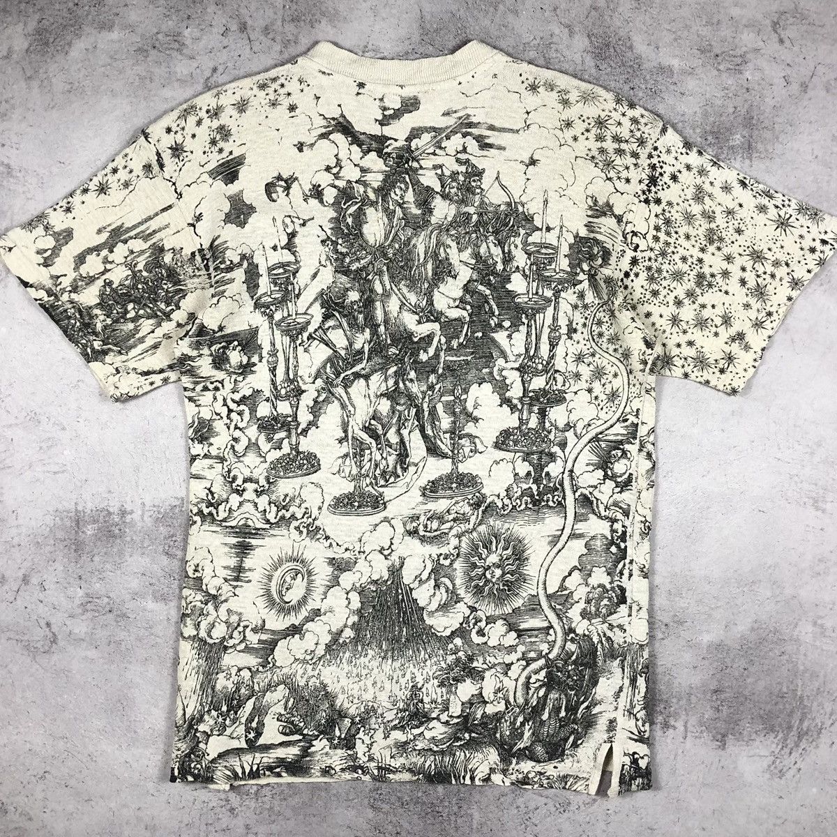 Vintage Hemp Union Apocalypse Graphic Engraving 90s Tee Size US L / EU 52-54 / 3 - 19 Thumbnail