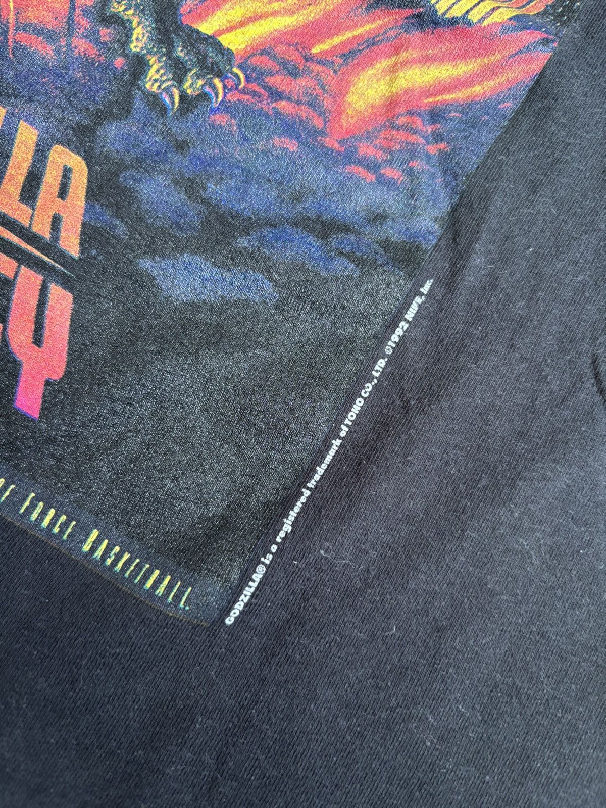 Nike Vintage 90s Nike Godzilla x Barkley tshirt Size US M / EU 48-50 / 2 - 4 Thumbnail