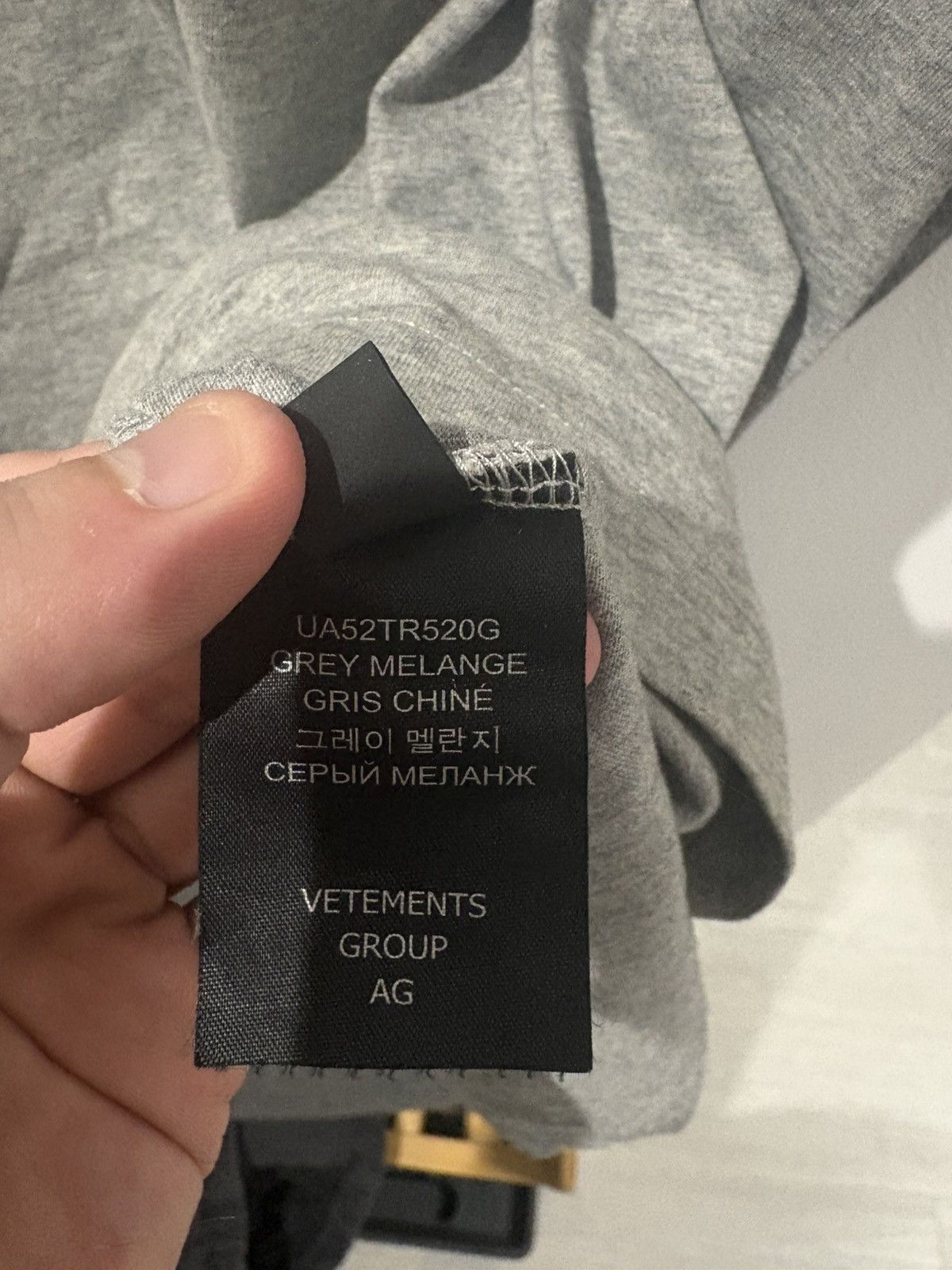 Vetements Vetemenets t shirt i like long walks limited edition Size US XS / EU 42 / 0 - 5 Thumbnail