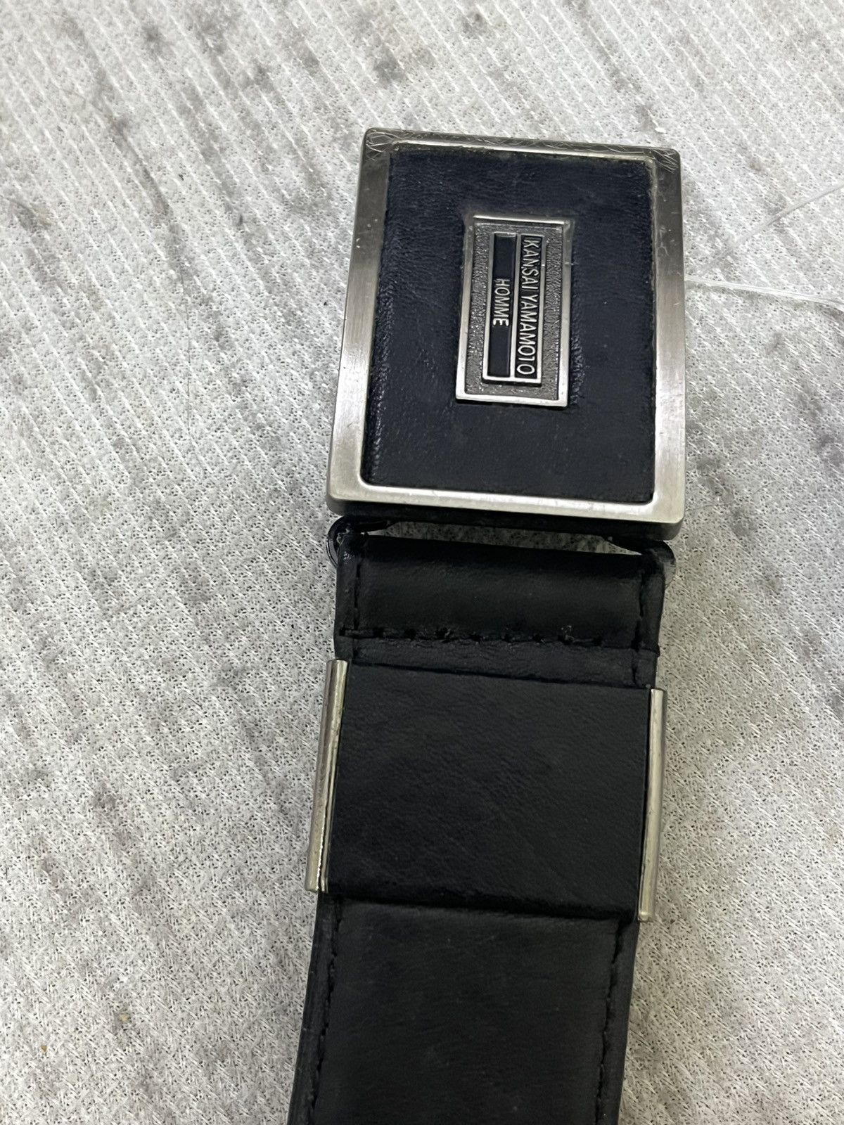 Kansai Yamamoto Vintage 80s kansai yamamoto leather belt Size ONE SIZE - 3 Thumbnail