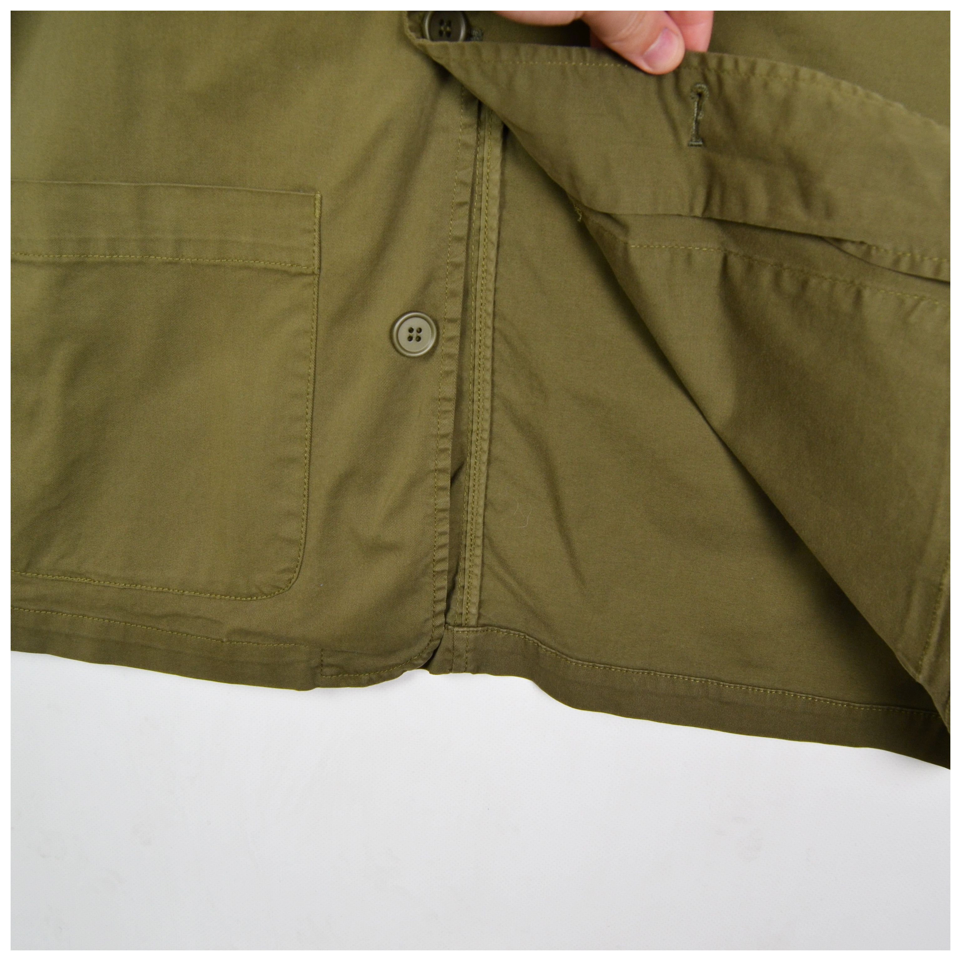 Minimum MINIMUM Khaki Buttoned Cotton Work Blazer Jacket Size 50/M Size US M / EU 48-50 / 2 - 6 Thumbnail