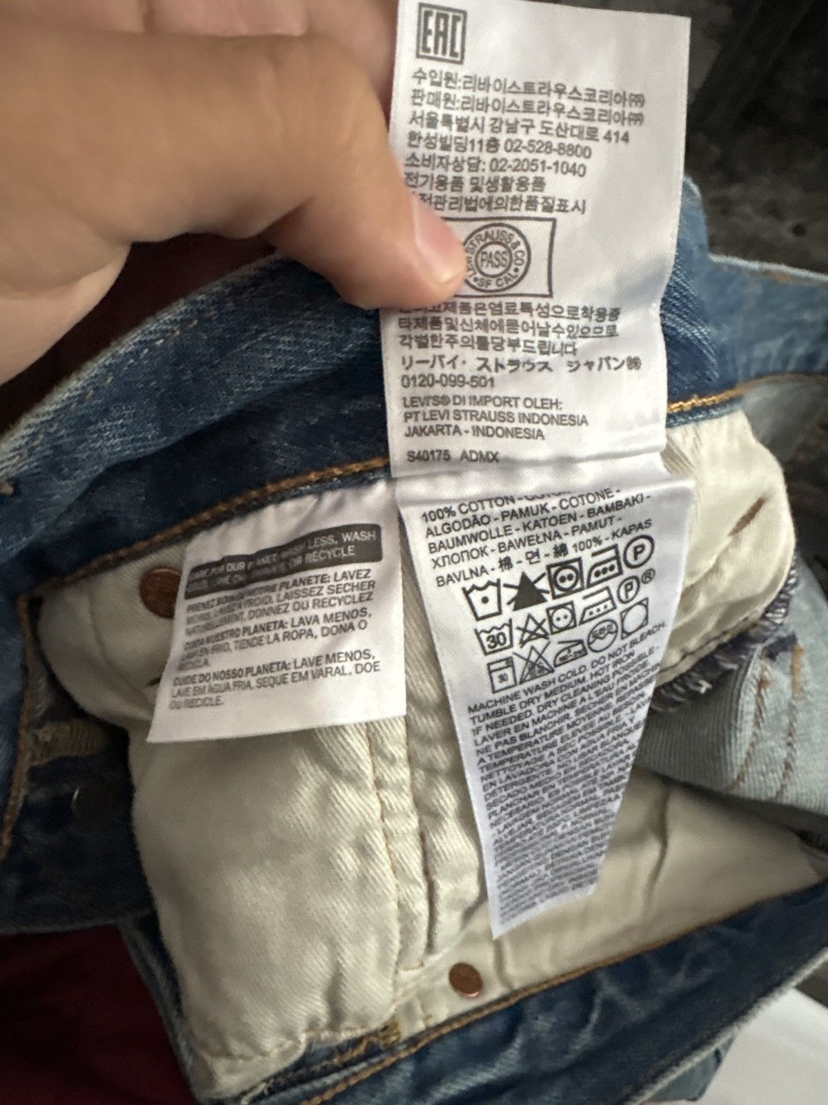 DENIM TEARS Denim tears jeans size 31/32 Size US 32 / EU 48 - 2 Thumbnail