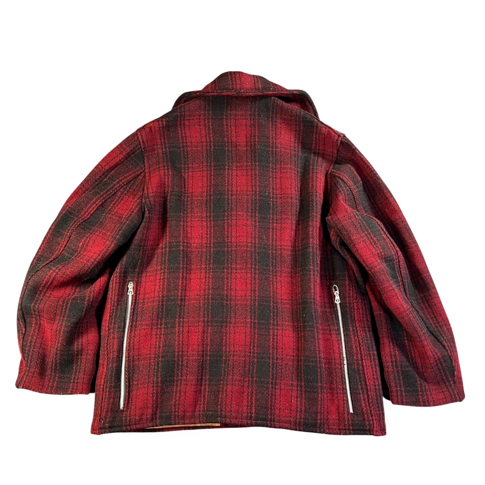 Carter's VINTAGE Carter's H.W. Carter & Sons Wool Hunting Jacket Mens XL Red Black 1950s Size US XL / EU 56 / 4 - 2 Thumbnail