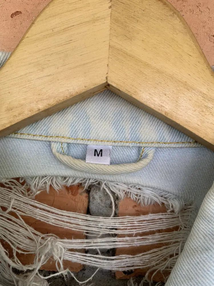 Misbhv SS16 ripped DRAINED washed blue denim jacket Size US M / EU 48-50 / 2 - 18 Thumbnail