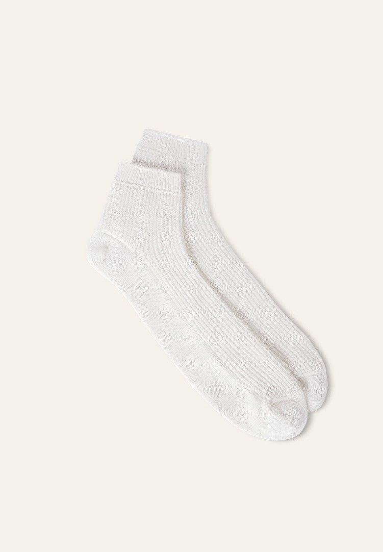 Loro Piana o1srvl11e0325 FAN8014 Size: OS / Socks in White Size ONE SIZE - 1 Preview