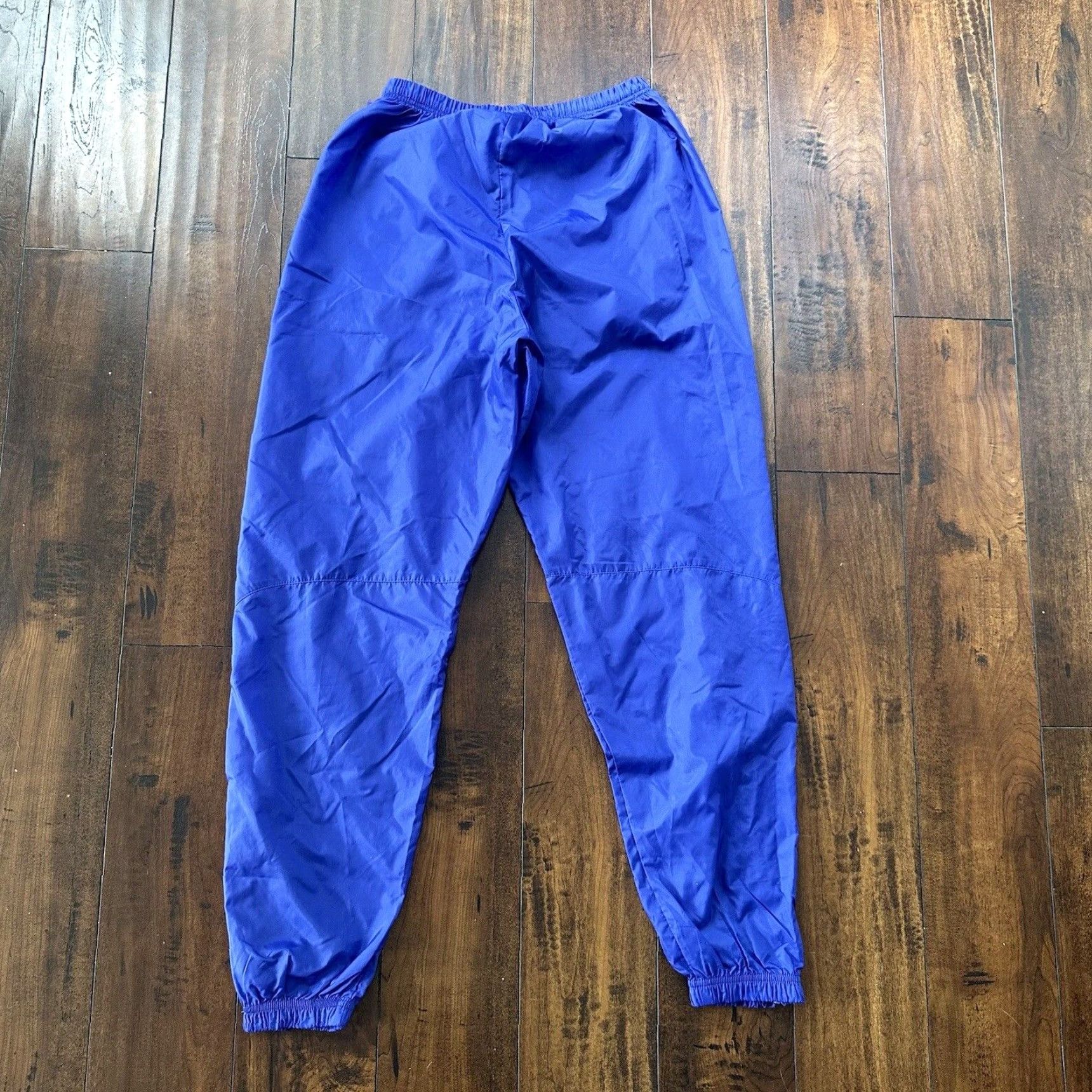 Nike VINTAGE Nike Track Pants 90s Purple L Men Ankle Zip Activewear Size 36" / US 14 / IT 50 - 8 Thumbnail