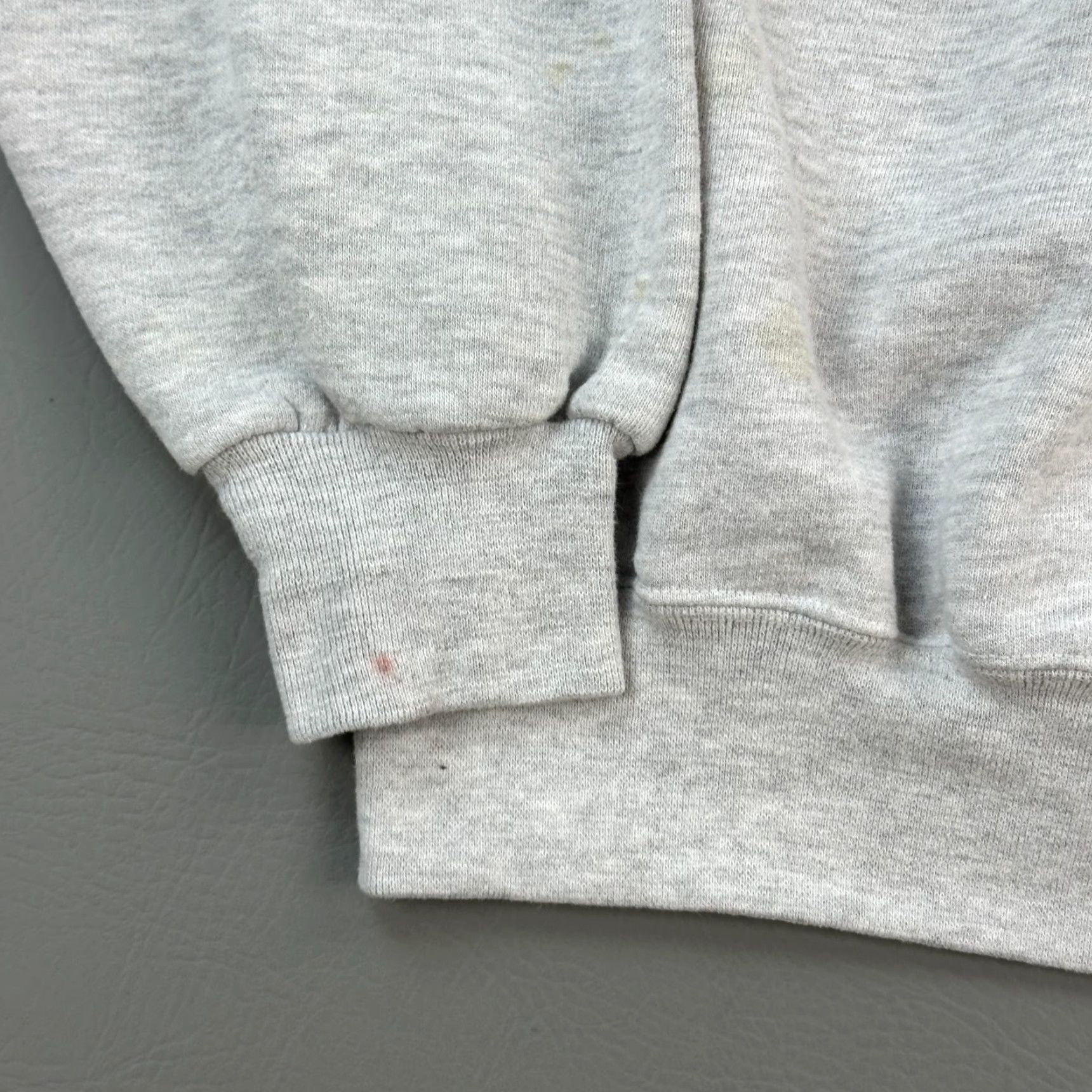 Russell Athletic VINTAGE Russell Athletic Sweatshirt Mens 2XL Gray Pullover Crew Neck Wool Cotton Blend Fleece Logo 90s Y2K Sweatshirt Mens Size US XXL / EU 58 / 5 - 2 Thumbnail