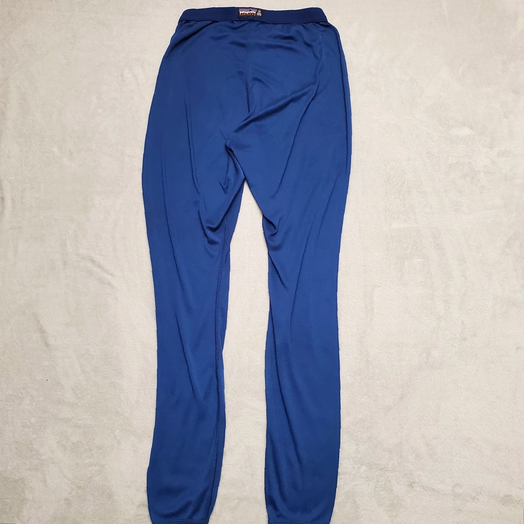 Patagonia VINTAGE Patagonia Pants Mens S Blue Capilene Baselayer 1/4 Zip Performance Size US 29 - 6 Thumbnail