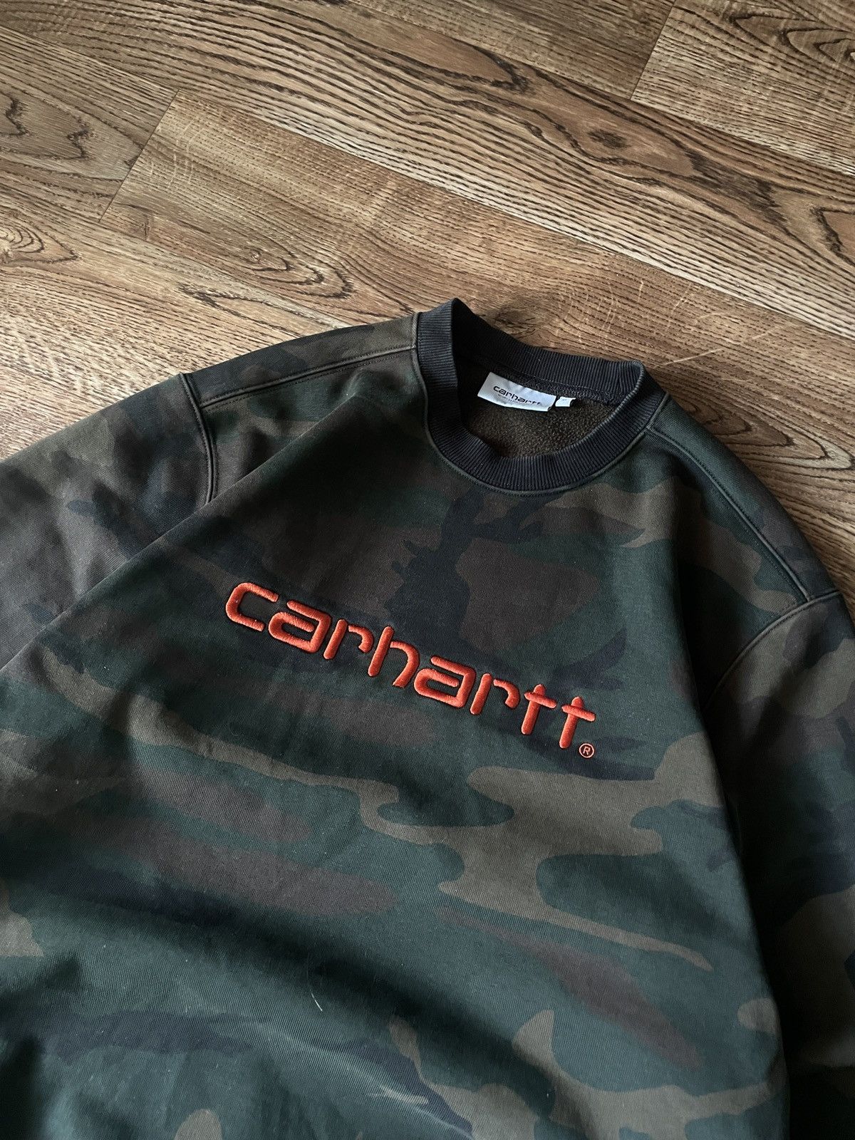 Carhartt Carhartt Sweatshirt Sweater Centr Logo Mens Shirt Size M Size US M / EU 48-50 / 2 - 3 Thumbnail