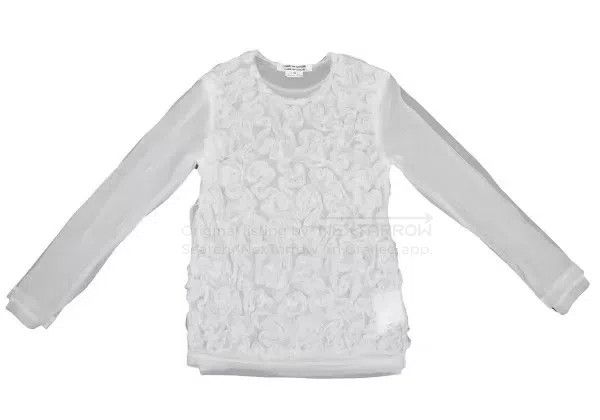 Comme des Garcons Comme Des Garcons White Vintage Floral Double Layer See-th Size XS / US 0-2 / IT 36-38 - 2 Thumbnail
