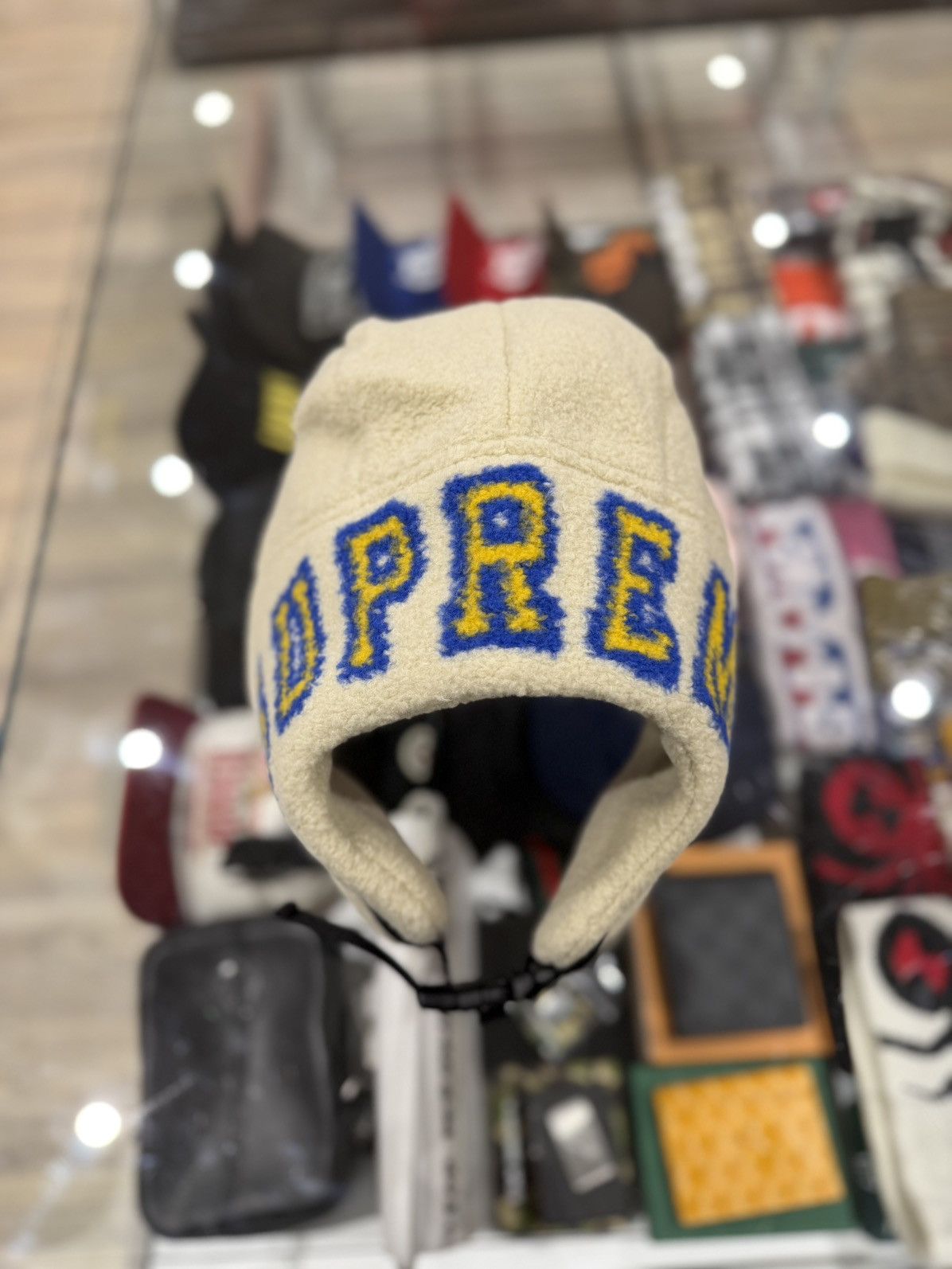 Supreme Supreme Shearling Trooper Natural Size: S/M Size ONE SIZE - 4 Thumbnail