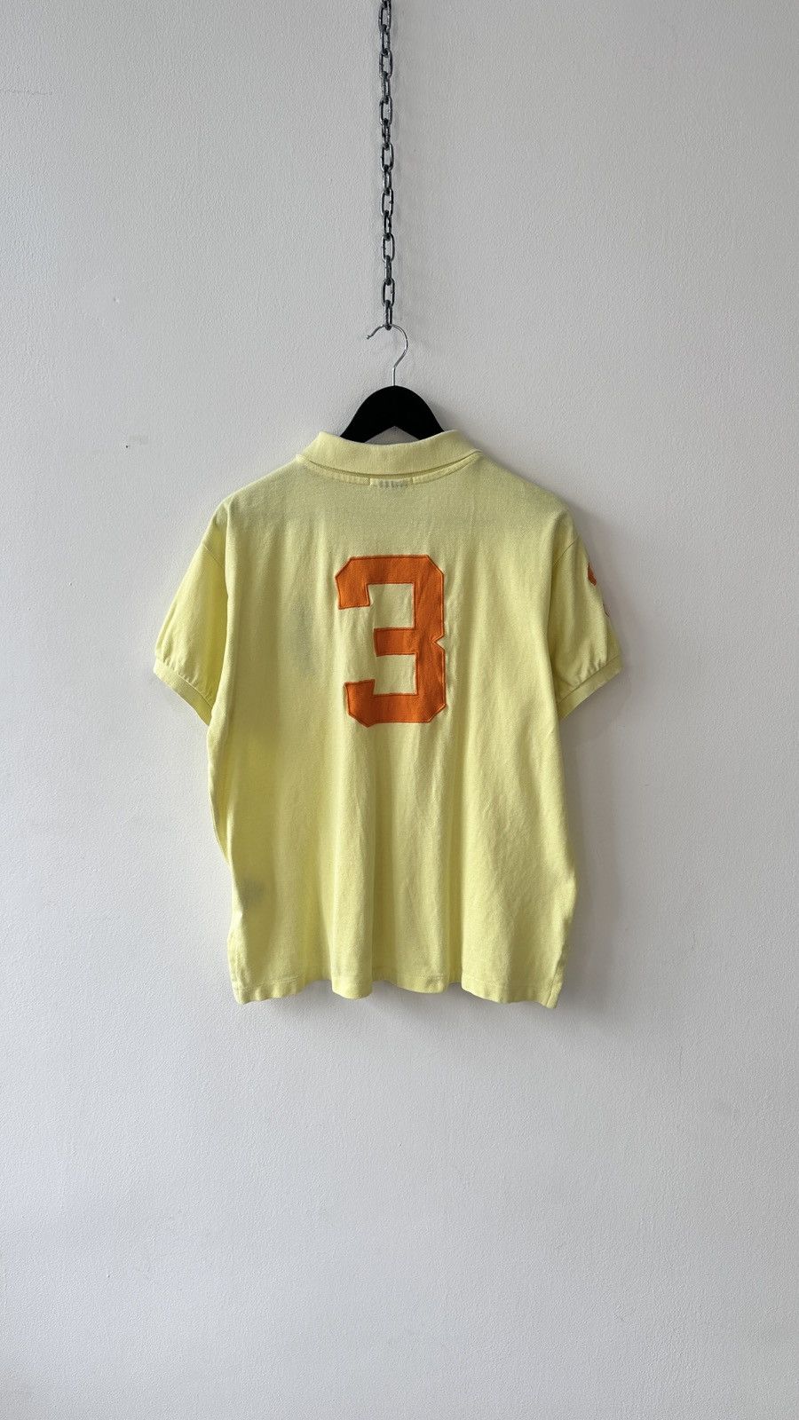 Polo Ralph Lauren Polo Ralph Lauren Big Pony Shirt Size XL Custom Fit Yellow Size US XL / EU 56 / 4 - 9 Thumbnail
