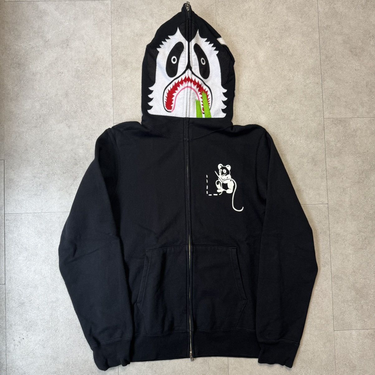 トップス A BATHNG APE panda boa hoodie A BATHING APE Boa Panda Zip hoodie S Gray Men's | eBay