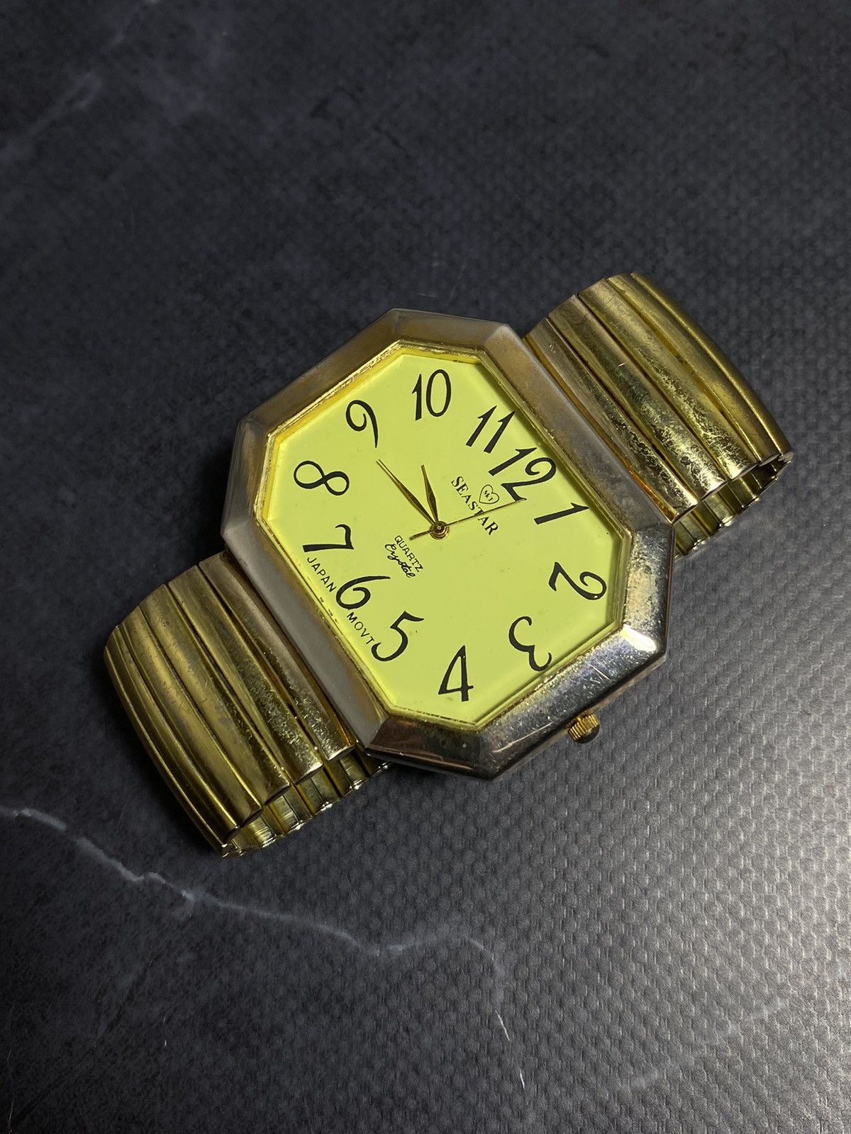 Jewelry Seastar Octagonal Gold Watch | Vintage Design Size ONE SIZE - 5 Thumbnail