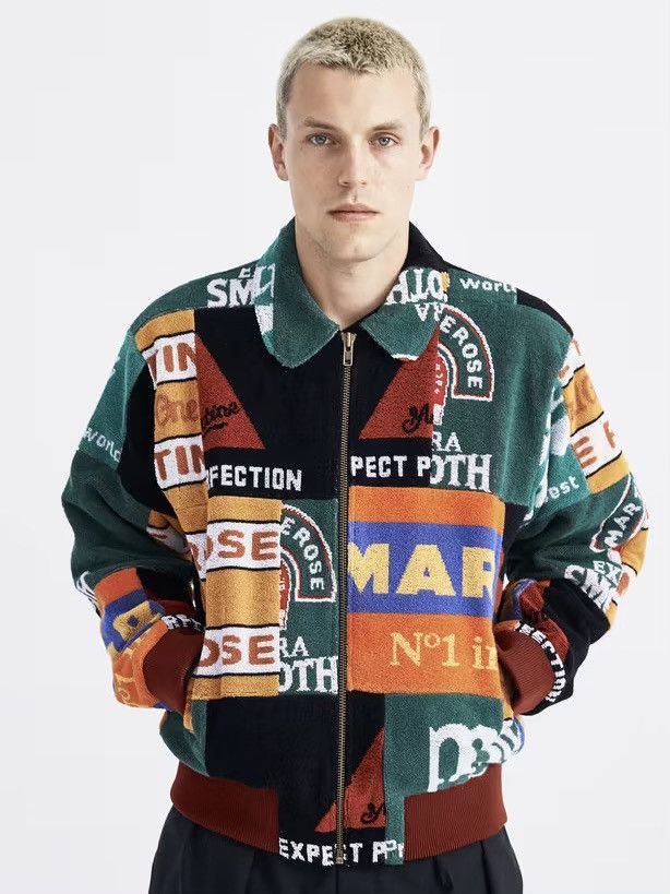 image of Martine Rose Fw18 Beermat Bomber Jacket, Men's (Size Large)