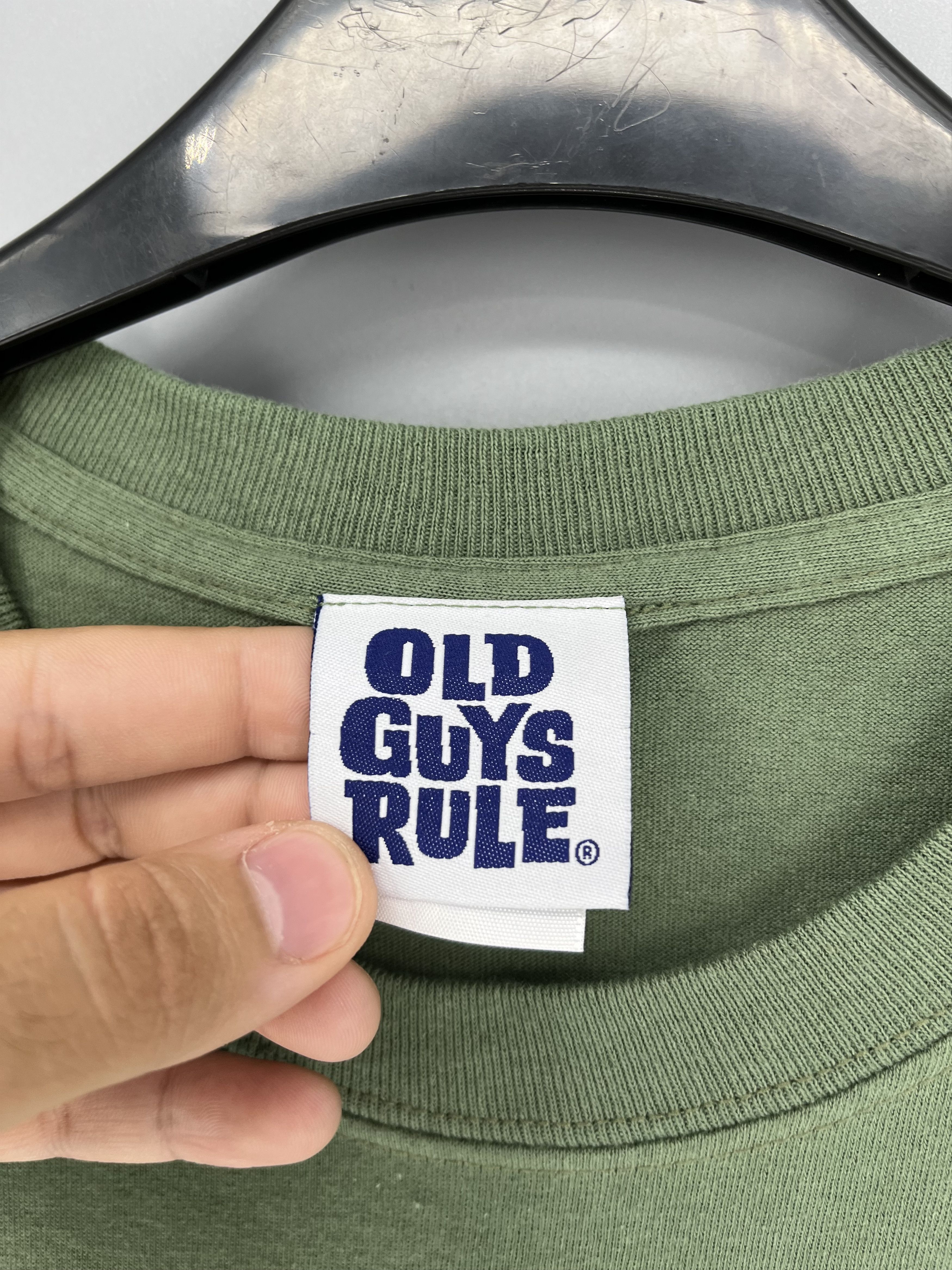 Japanese Brand Vintage Y2K Old Guys Rule T-Shirt Big Logo Size L Size US XXL / EU 58 / 5 - 8 Thumbnail