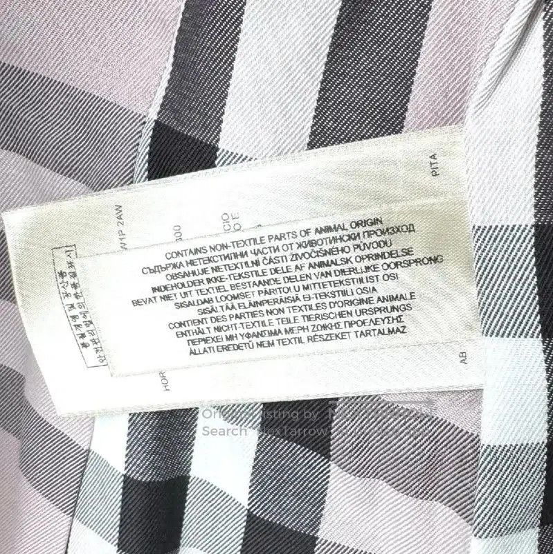 Burberry Burberry Purple Cotton Women's Trench Coat. Size S / US 4 / IT 40 - 6 Thumbnail