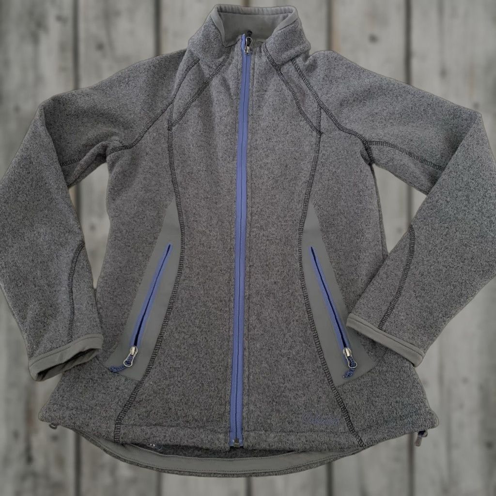 Vintage Cabela's Jacket Womens Small Gray Fleece Lined Zip Pockets Outdoor All Seasons Regular Fit Shirt/Coat Size S / US 4 / IT 40 - 1 Thumbnail