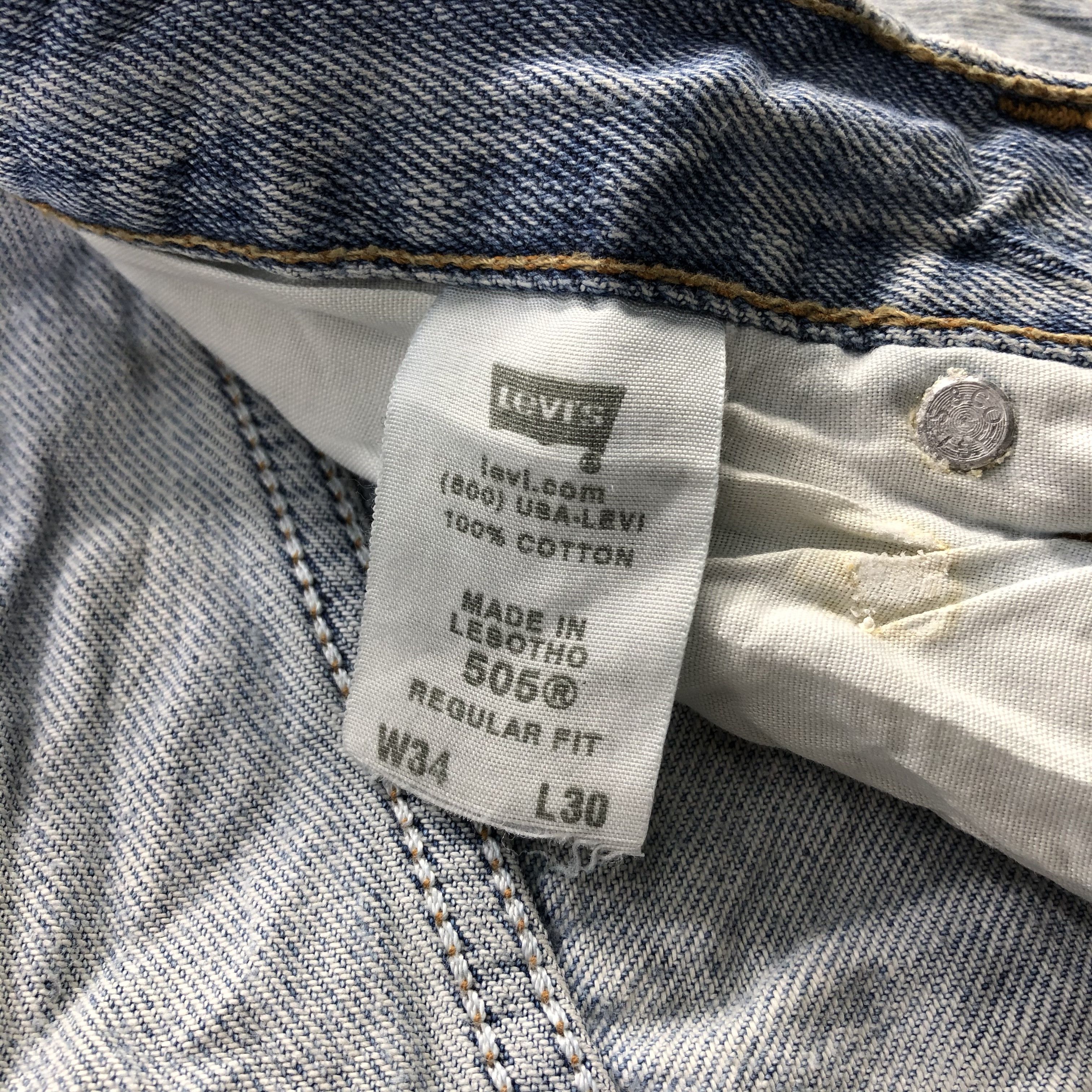 Levi's × Vintage Vintage Levis 505 Jeans-JM1025 Size US 35 - 11 Thumbnail