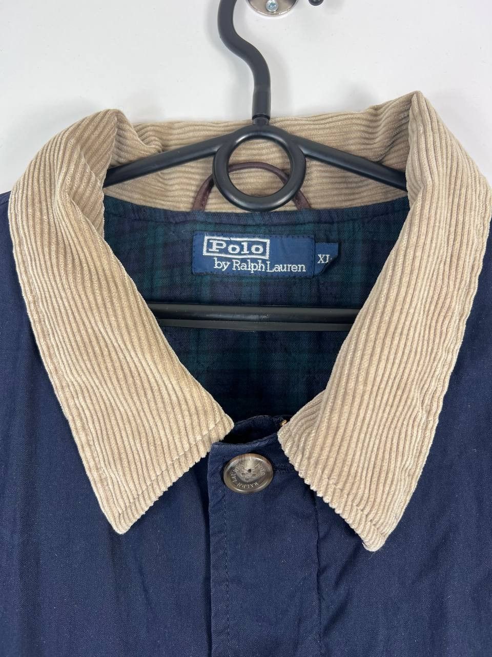 Polo Ralph Lauren Polo Ralph Lauren Mens Navy Quilted Jacket Corduroy Size XL Size US XL / EU 56 / 4 - 2 Thumbnail