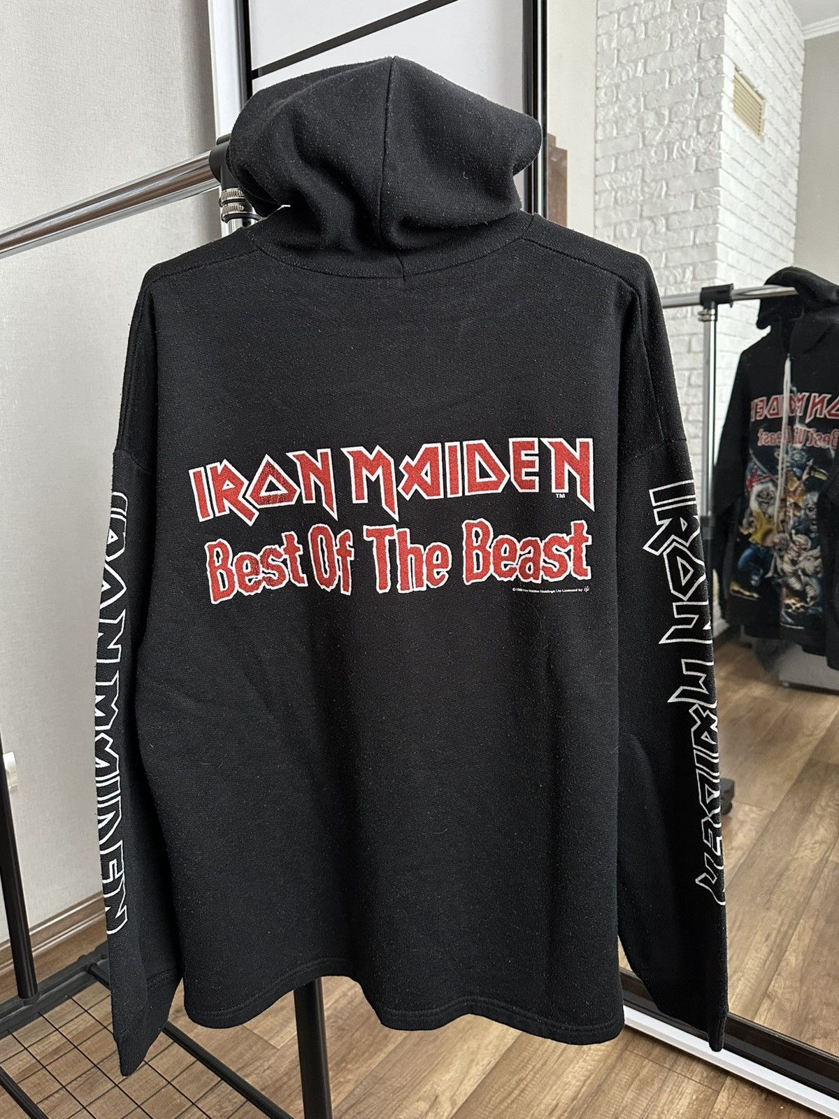 Iron Maiden 1999 Iron Maiden Best Of The Beast Vintage Hoodie Pullover Size US L / EU 52-54 / 3 - 8 Thumbnail