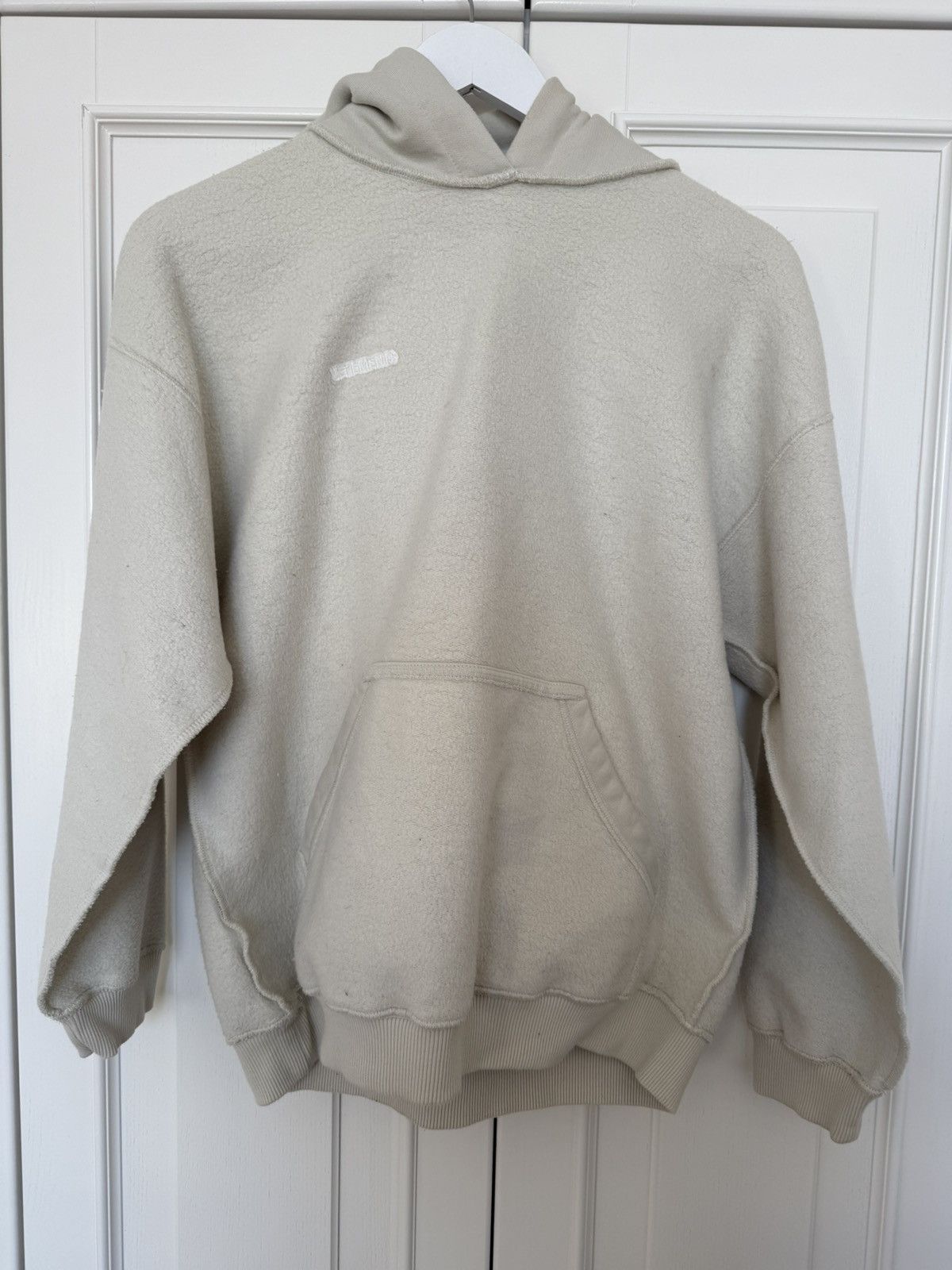 Vetements inside out warm hoodie