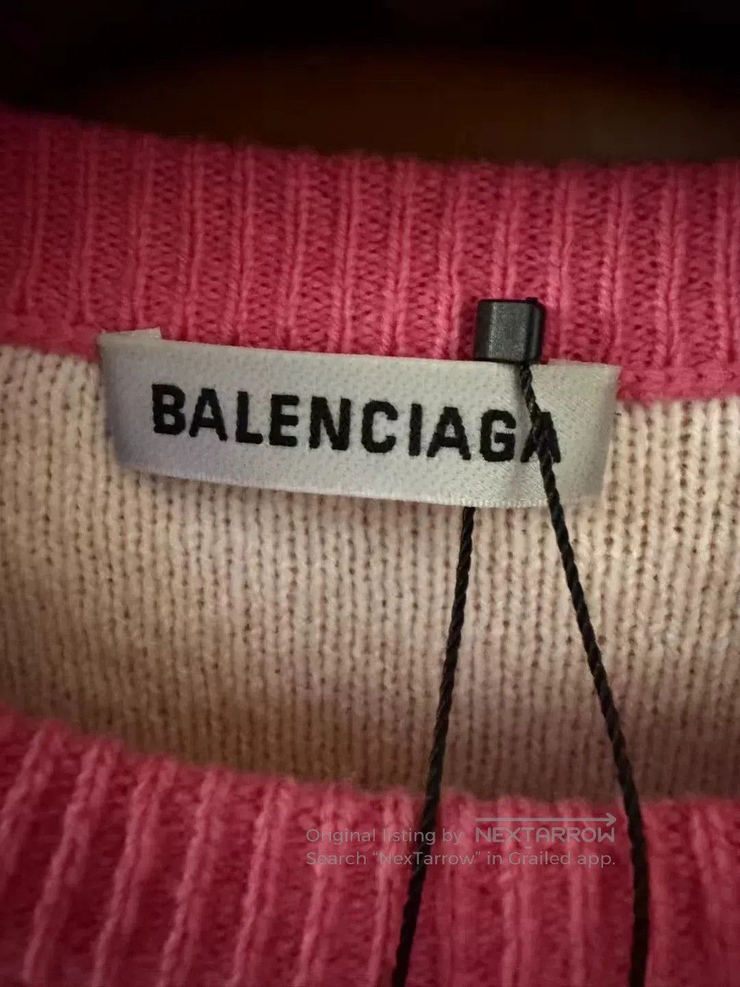Balenciaga Balenciaga Pink Print Sweater M. Size M / US 6-8 / IT 42-44 - 3 Thumbnail