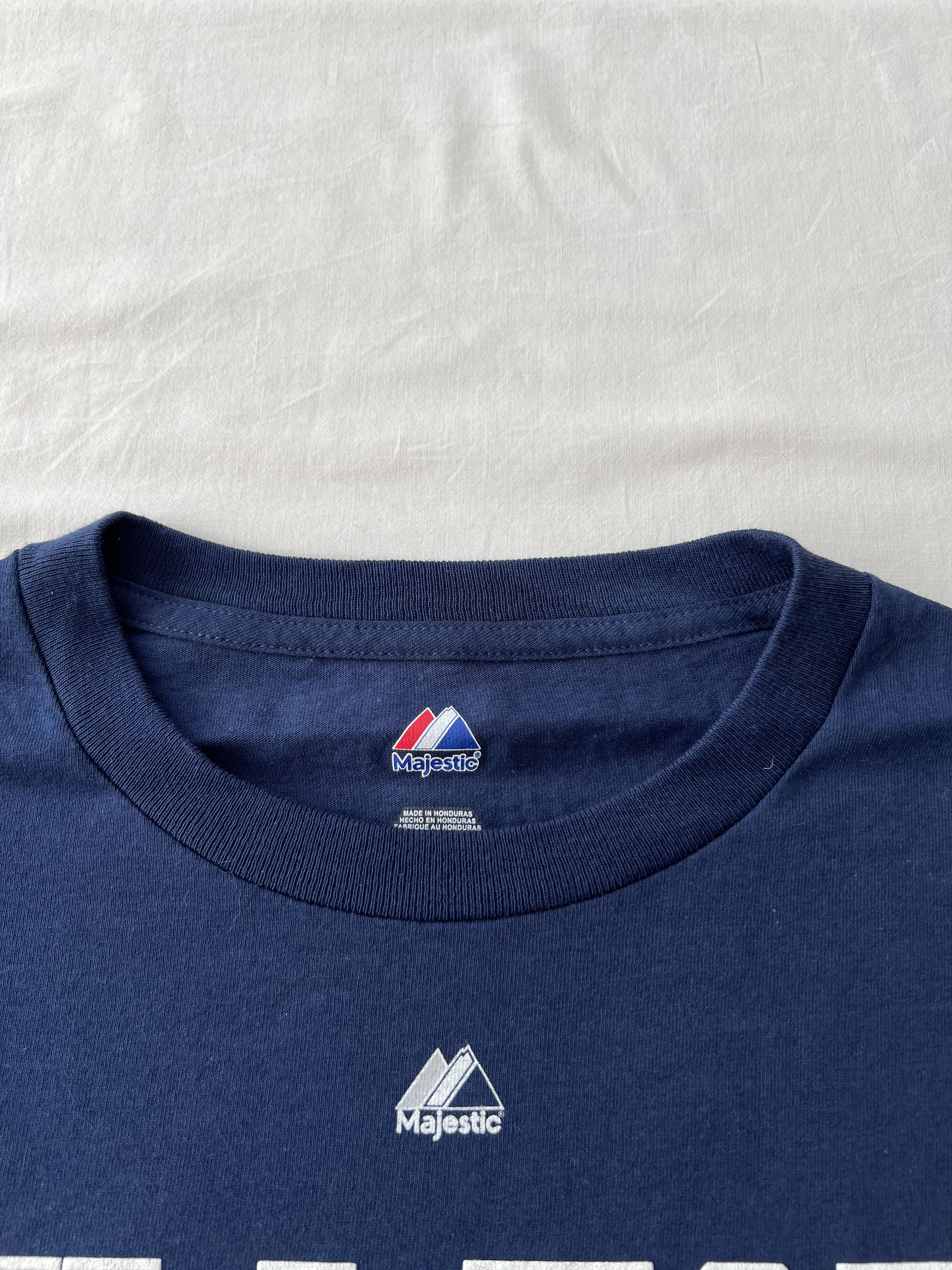 MLB New York Yankees Baseball MLB Majestic Navy T-shirt Size US XL / EU 56 / 4 - 7 Thumbnail