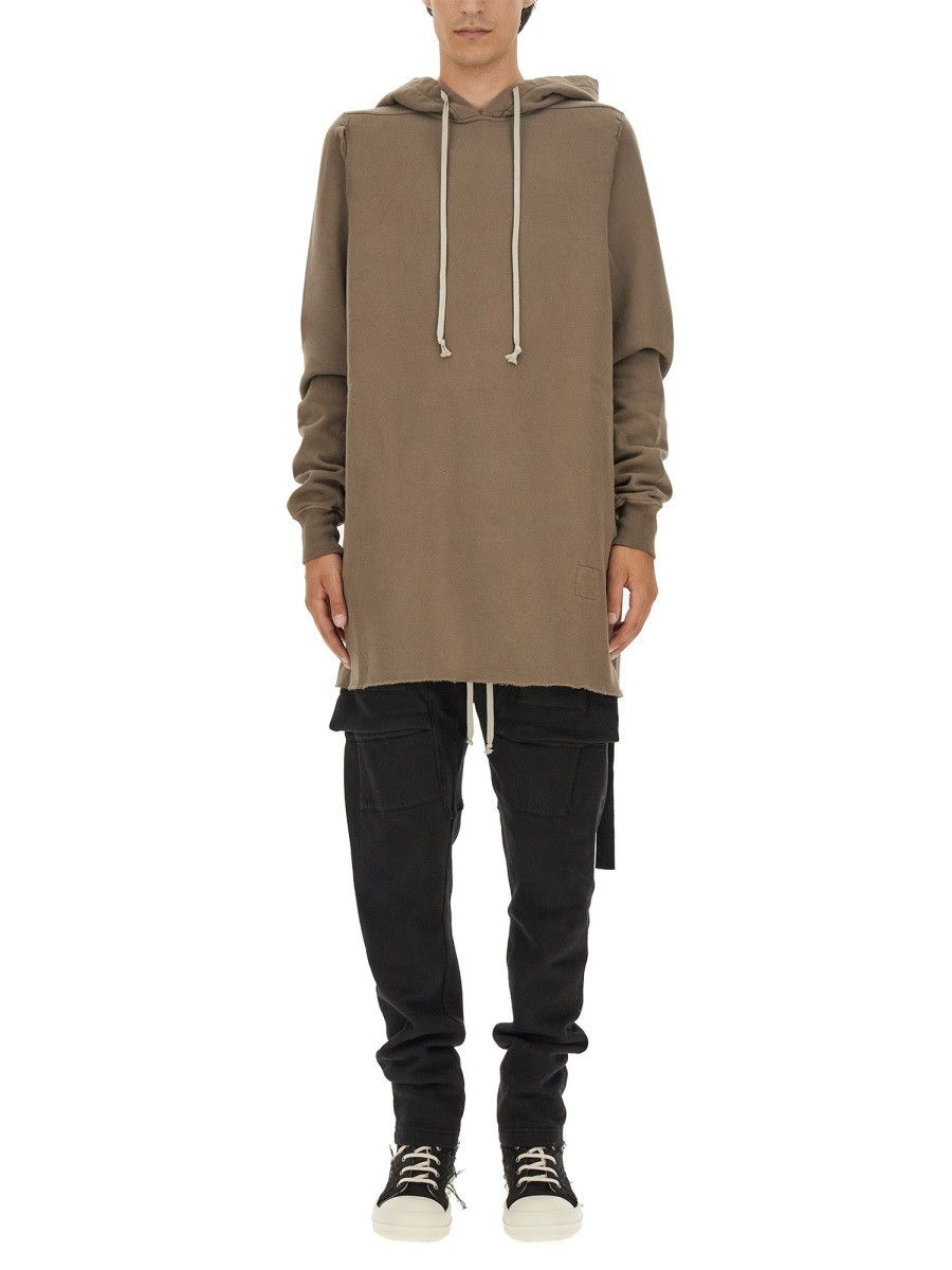 Rick Owens Drkshdw RICK OWENS DRKSHDW HOODIE - BEIGE Size US XL / EU 56 / 4 - 1 Thumbnail