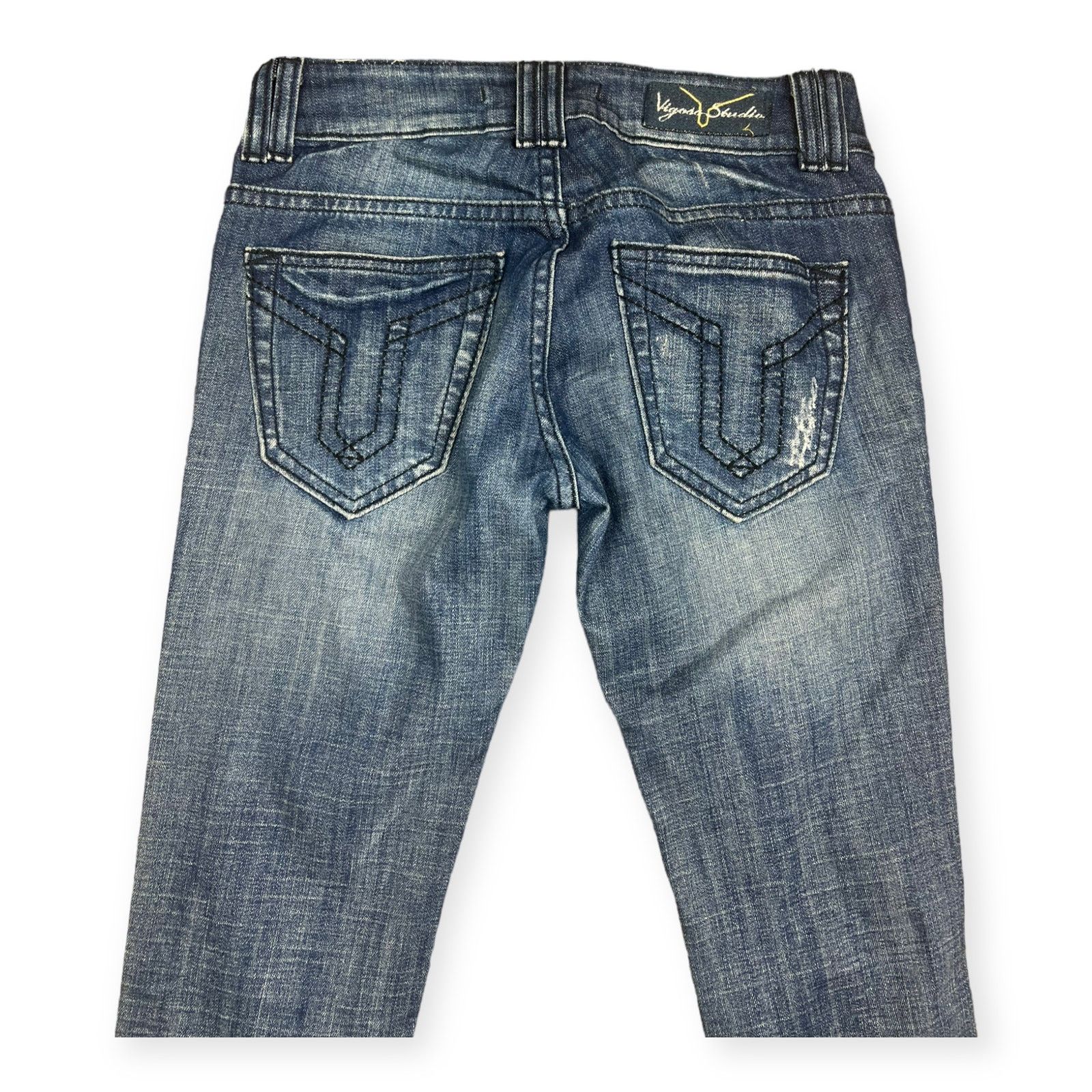 Nordstrom Vigoss Studio | The Thompson Rolled Skinny Distressed Jeans Size 26" / US 2 / IT 38 - 9 Thumbnail