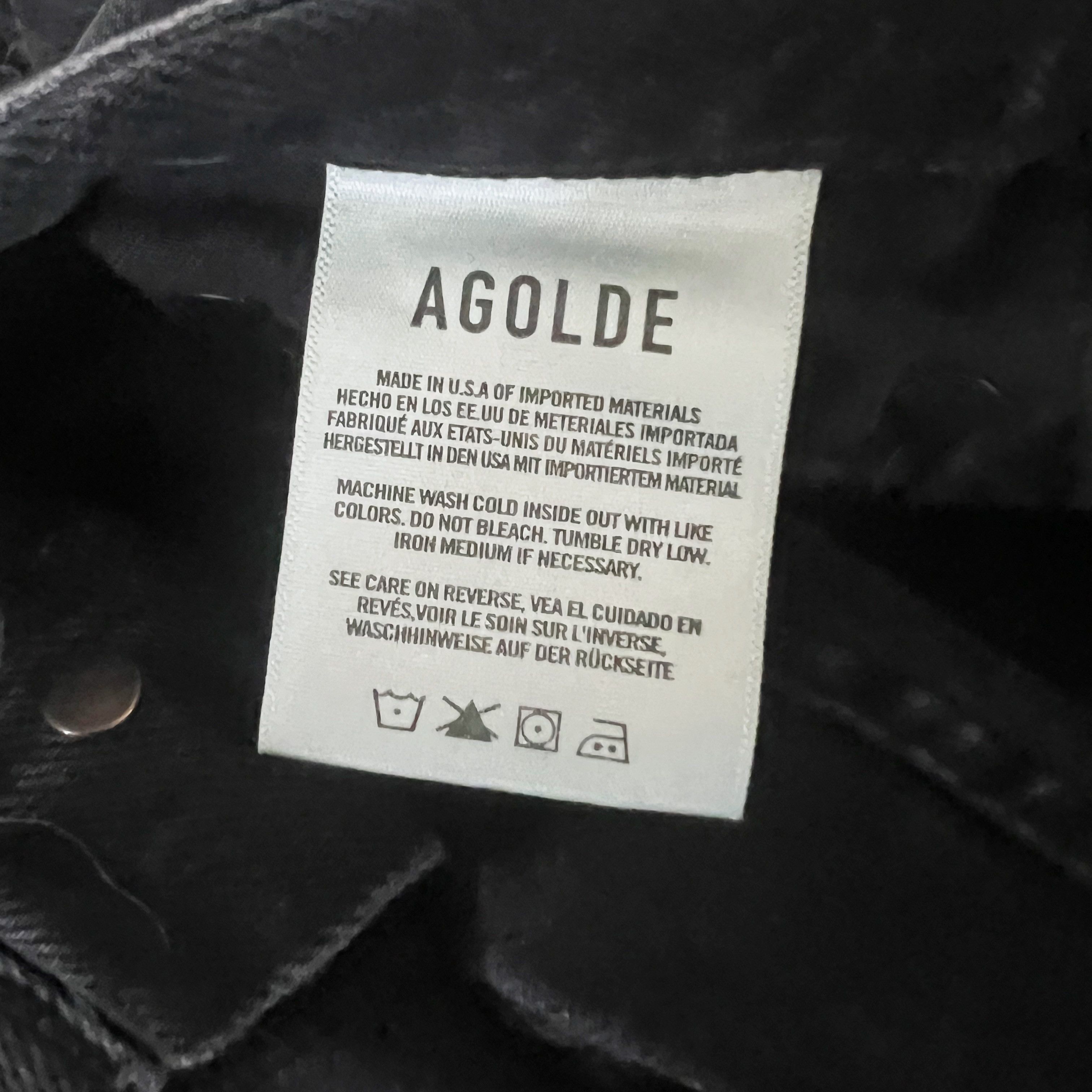 Agolde Agolde Lana Mid Rise Straight Leg Cotton Size 26" / US 2 / IT 38 - 3 Thumbnail