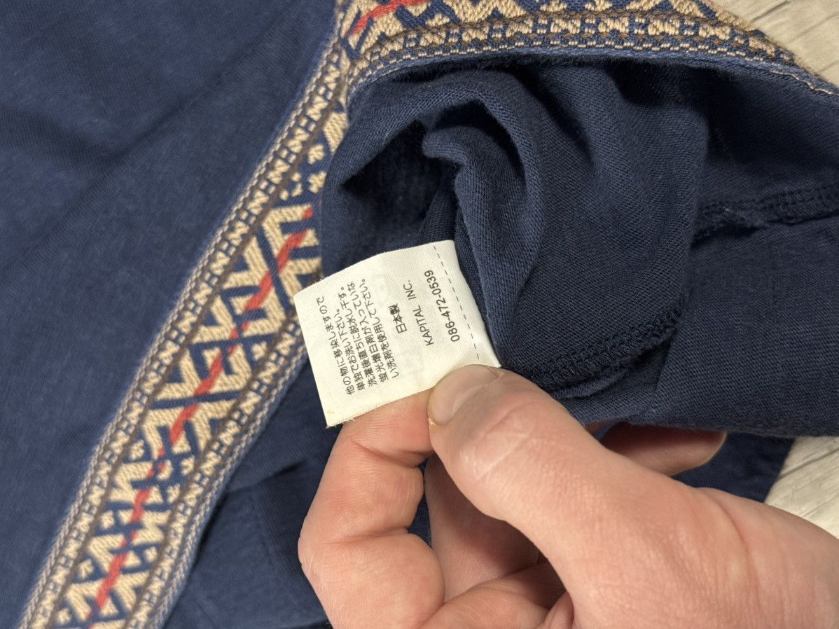 Kapital Kapital Japan T Shirt Cotton Aztec Ornament Size M 2 Size US M / EU 48-50 / 2 - 12 Thumbnail