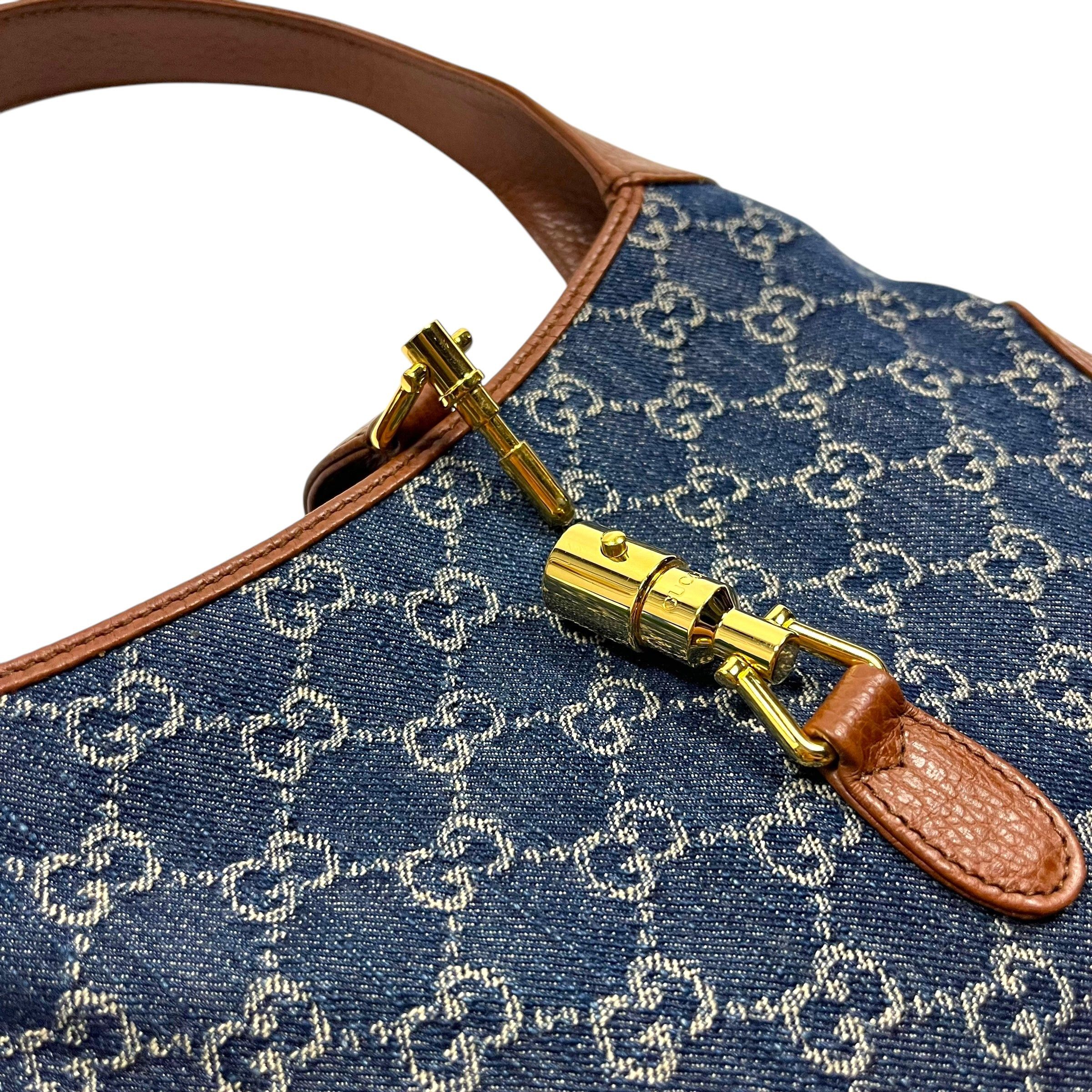 Gucci Gucci Jackie 1961 GG Denim Bag - O/S Size ONE SIZE - 6 Thumbnail