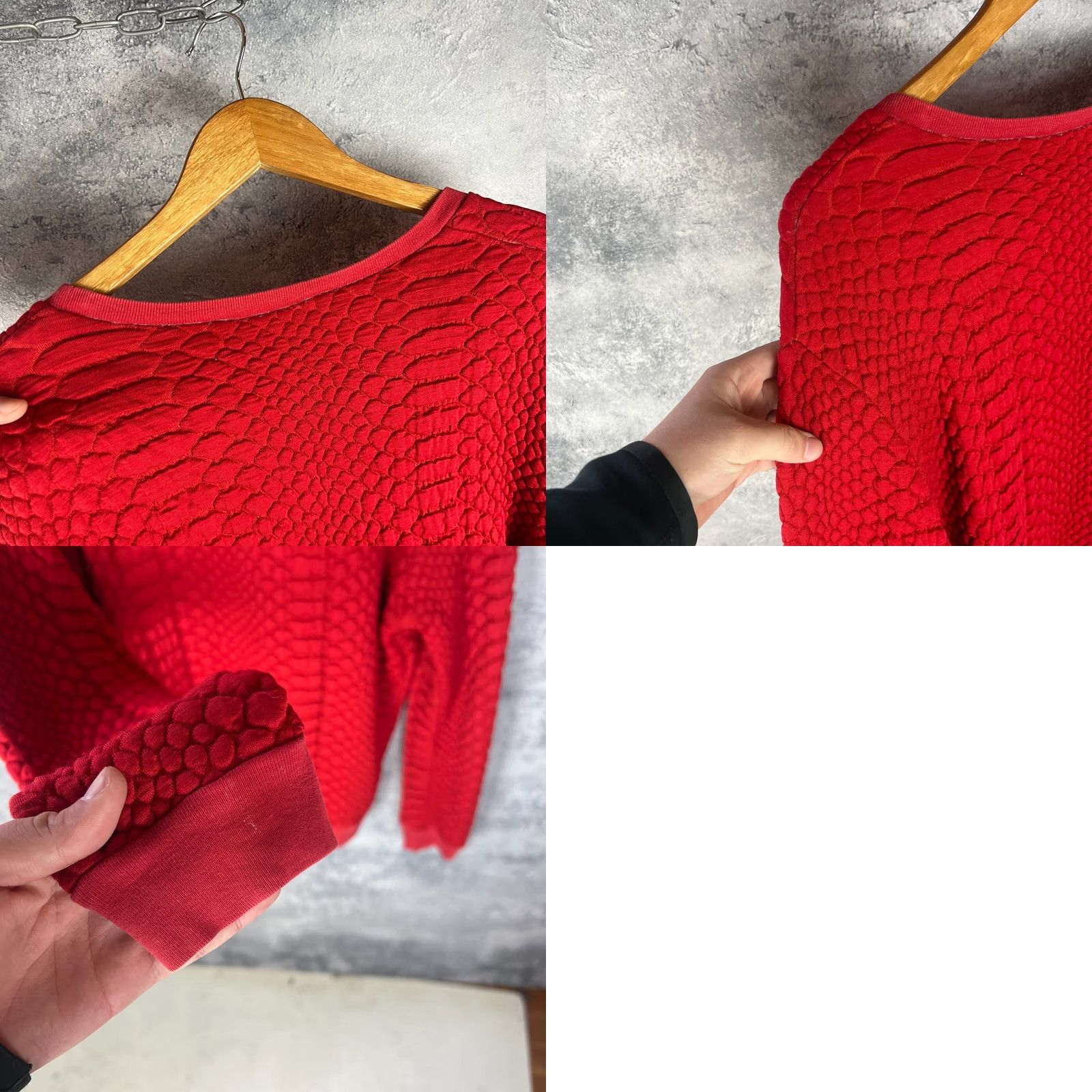 Sandro Sandro Paris Red Sweatshirt Womens Size 2 Pullover Vintage Style Rare Find User-Submitted Condition Used Size XS / US 0-2 / IT 36-38 - 8 Thumbnail