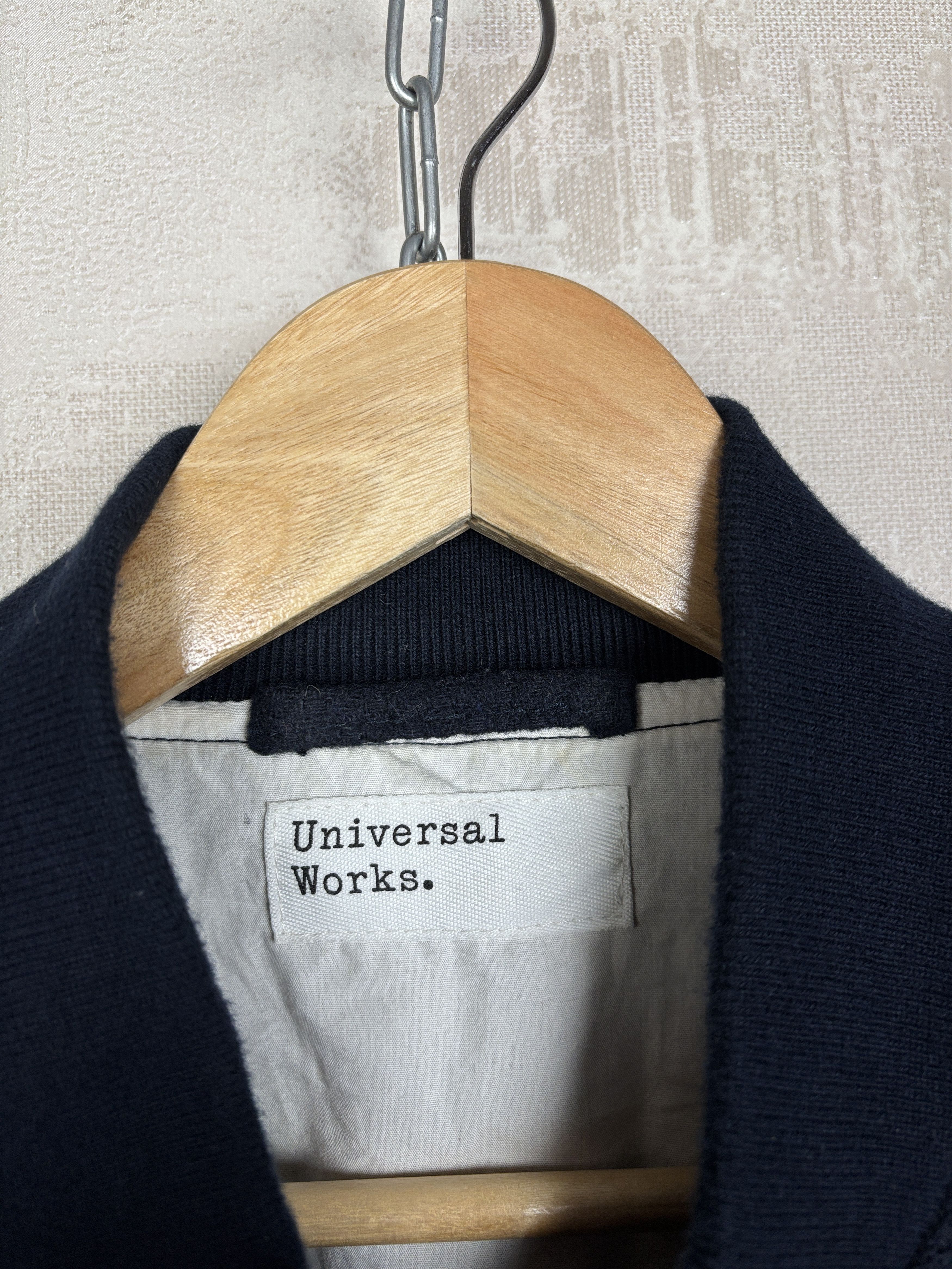 Universal Works Universal Works Wool Blend Bomber Navy Blue Size US L / EU 52-54 / 3 - 5 Thumbnail