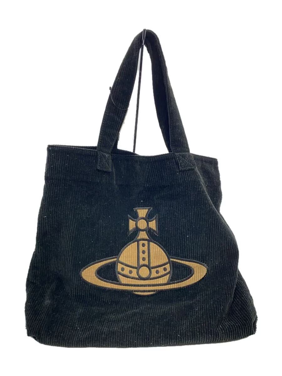 Vivienne Westwood Orb Patch Corduroy Tote Bag Size ONE SIZE - 1 Thumbnail
