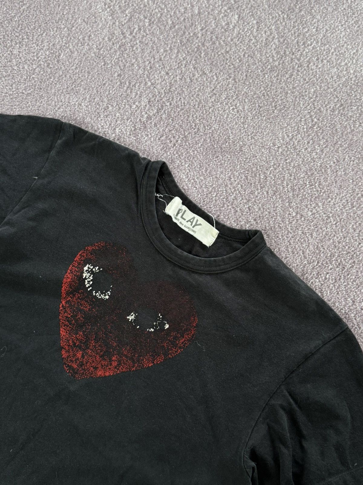 Comme des Garcons PLAY Vintage Play Comme Des Garcons Japan Faded T-Shirt Size US M / EU 48-50 / 2 - 6 Thumbnail