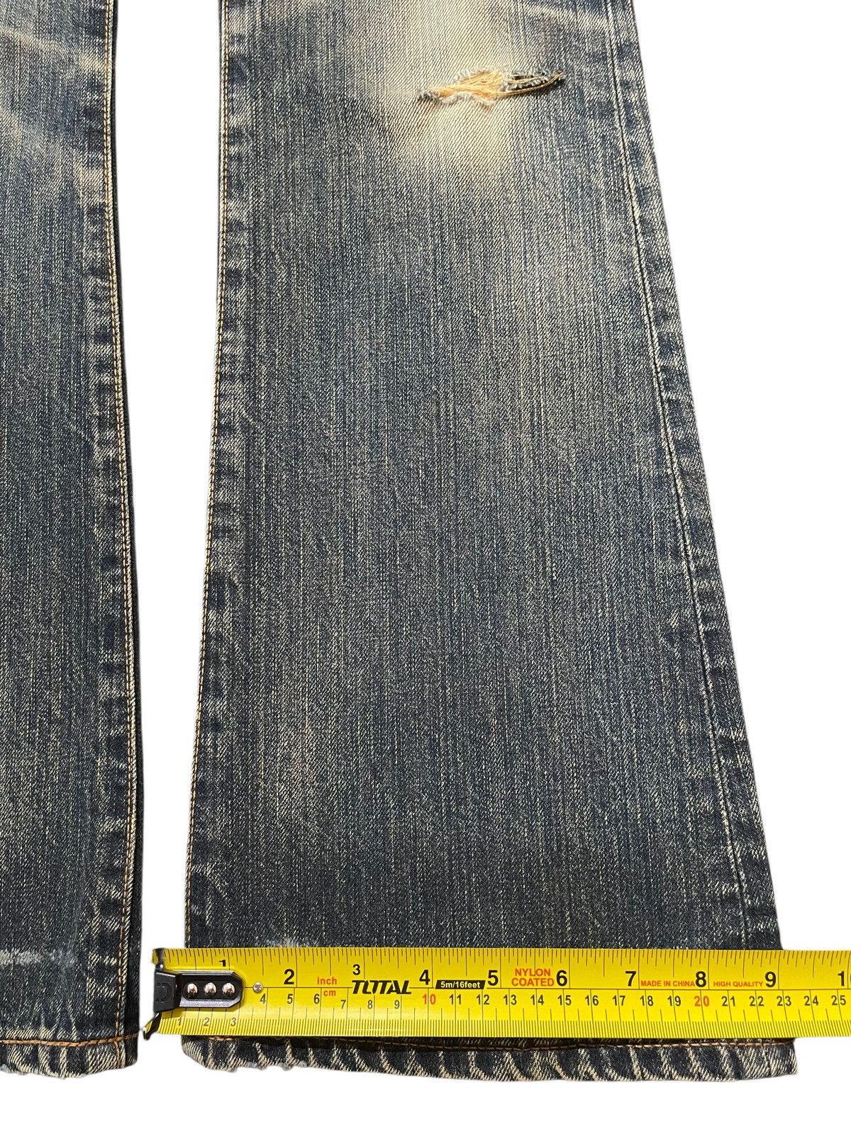 Edwin Vintage Edwin Blue Faded Wash Style Flare Jeans Size US 30 / EU 46 - 16 Thumbnail