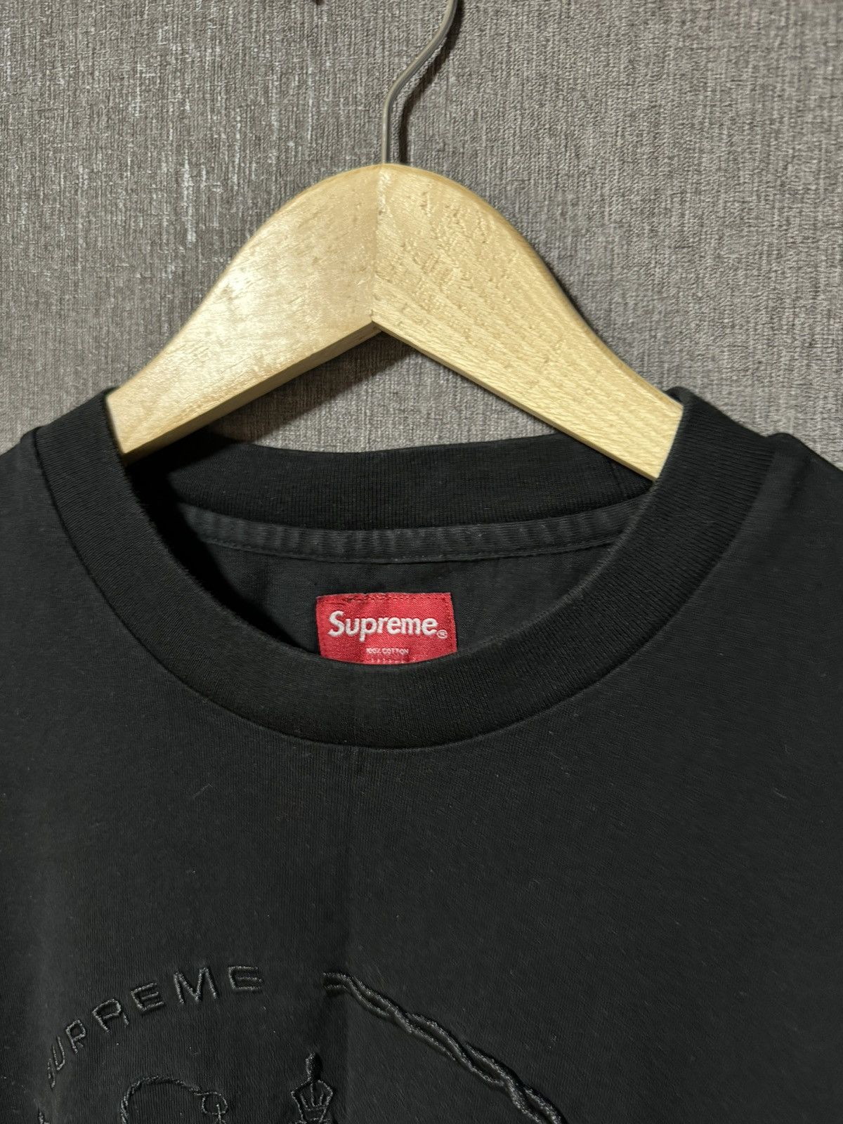 Supreme Supreme Streetwear Embroidered Logo Long Sleeve T-shirt Size US L / EU 52-54 / 3 - 7 Thumbnail