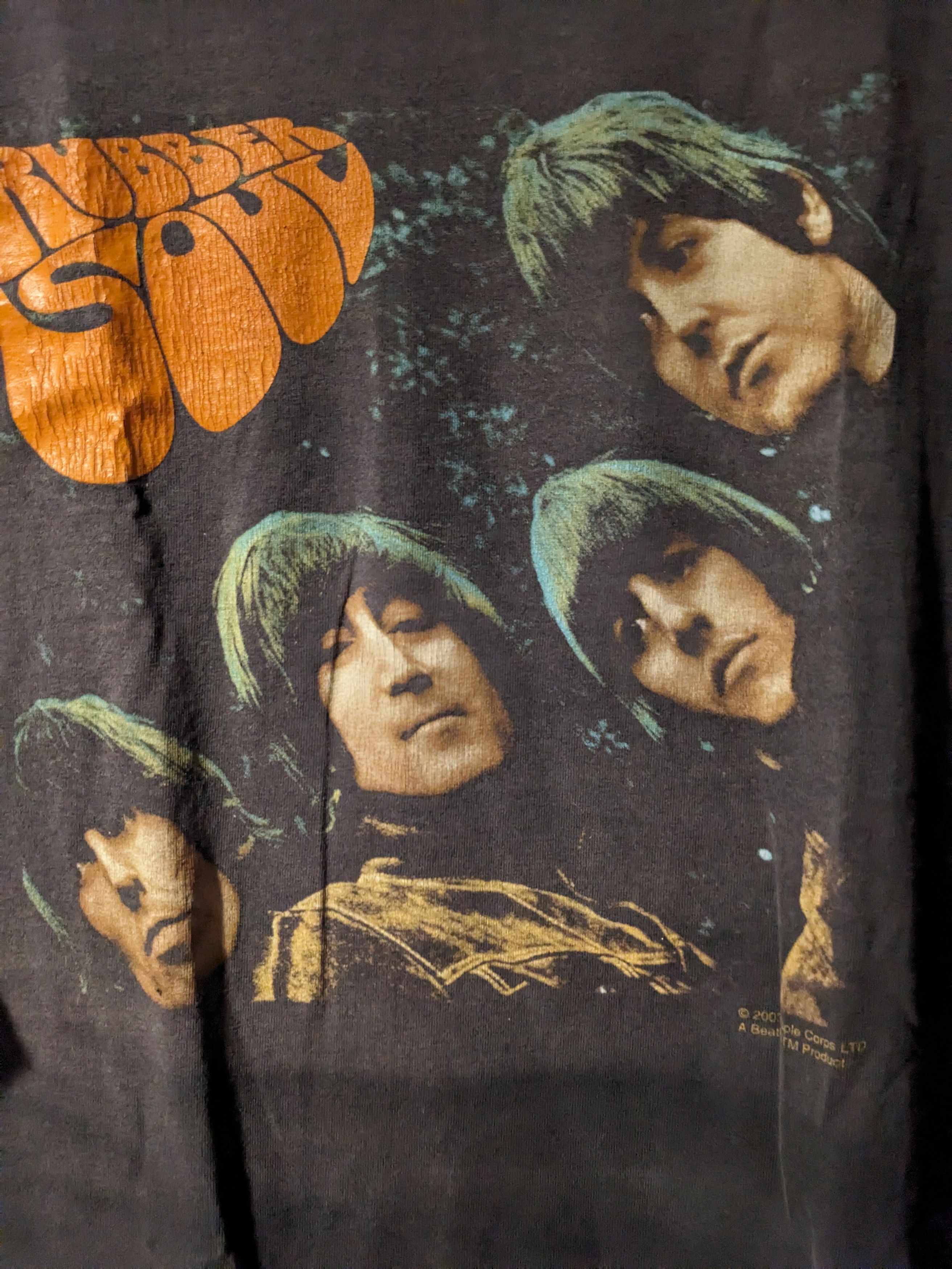 Band Tees × Vintage Vintage 2006 The Beatles Rubber Soul Album X-Large T-Shirt Size US XL / EU 56 / 4 - 2 Thumbnail