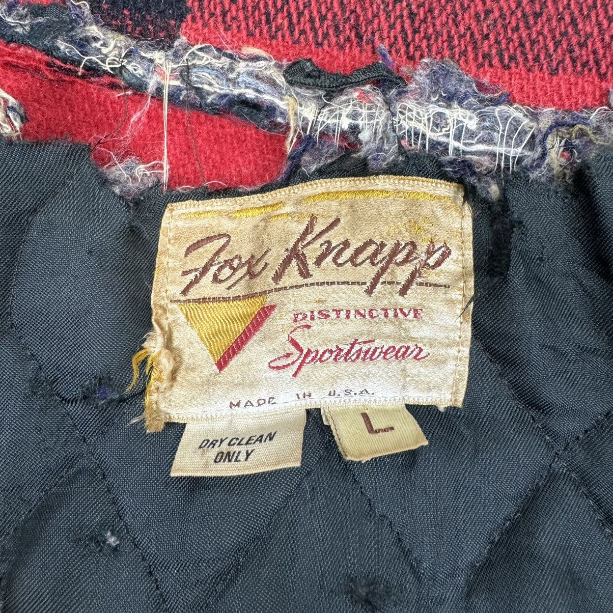 Hunter × Vintage ⚡️60s FOX KNAPP BUFFALO RED TARTAN JACKET Size US L / EU 52-54 / 3 - 12 Thumbnail